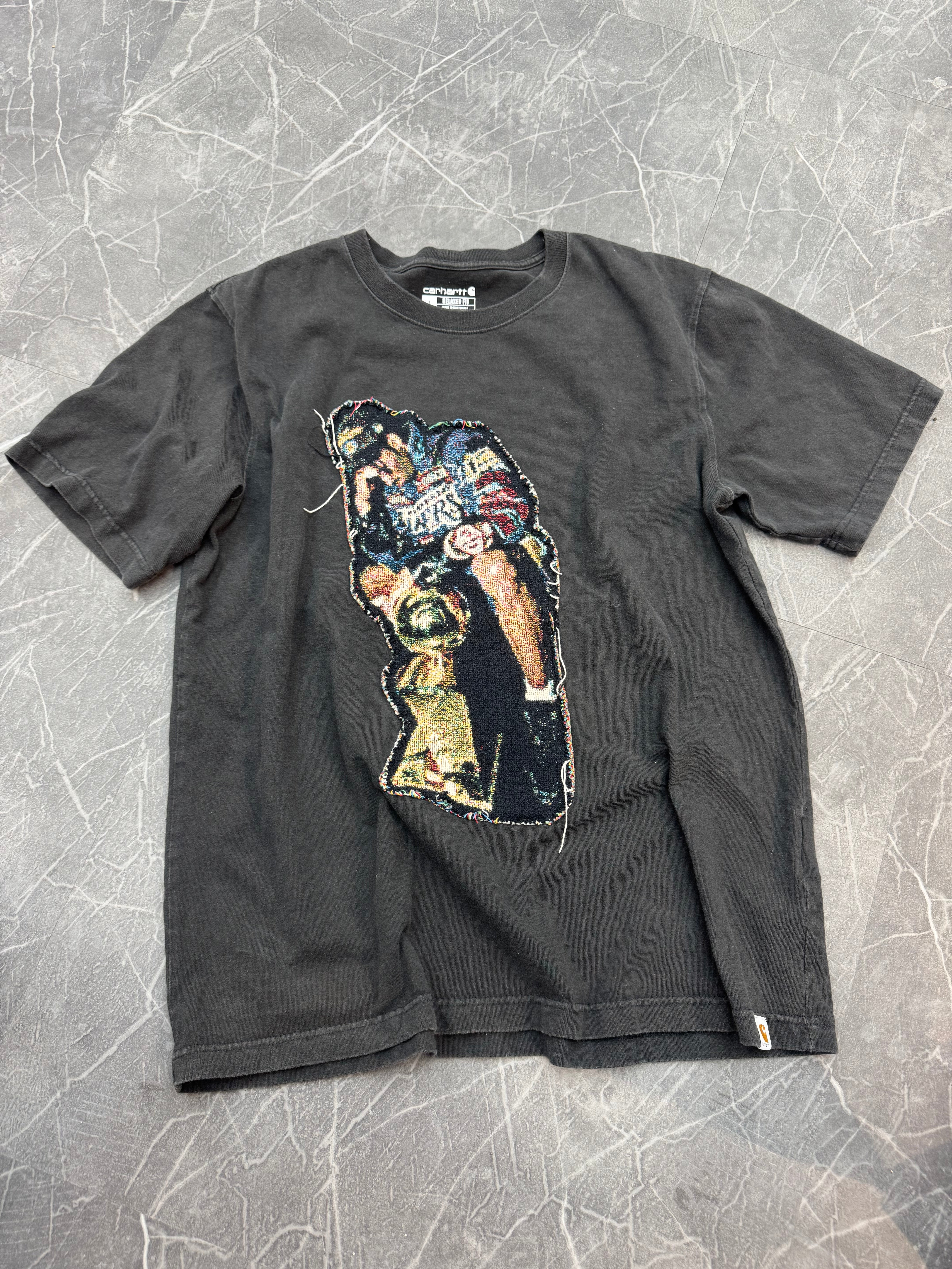 Carhartt Kobe Stitched Tee Black (L)
