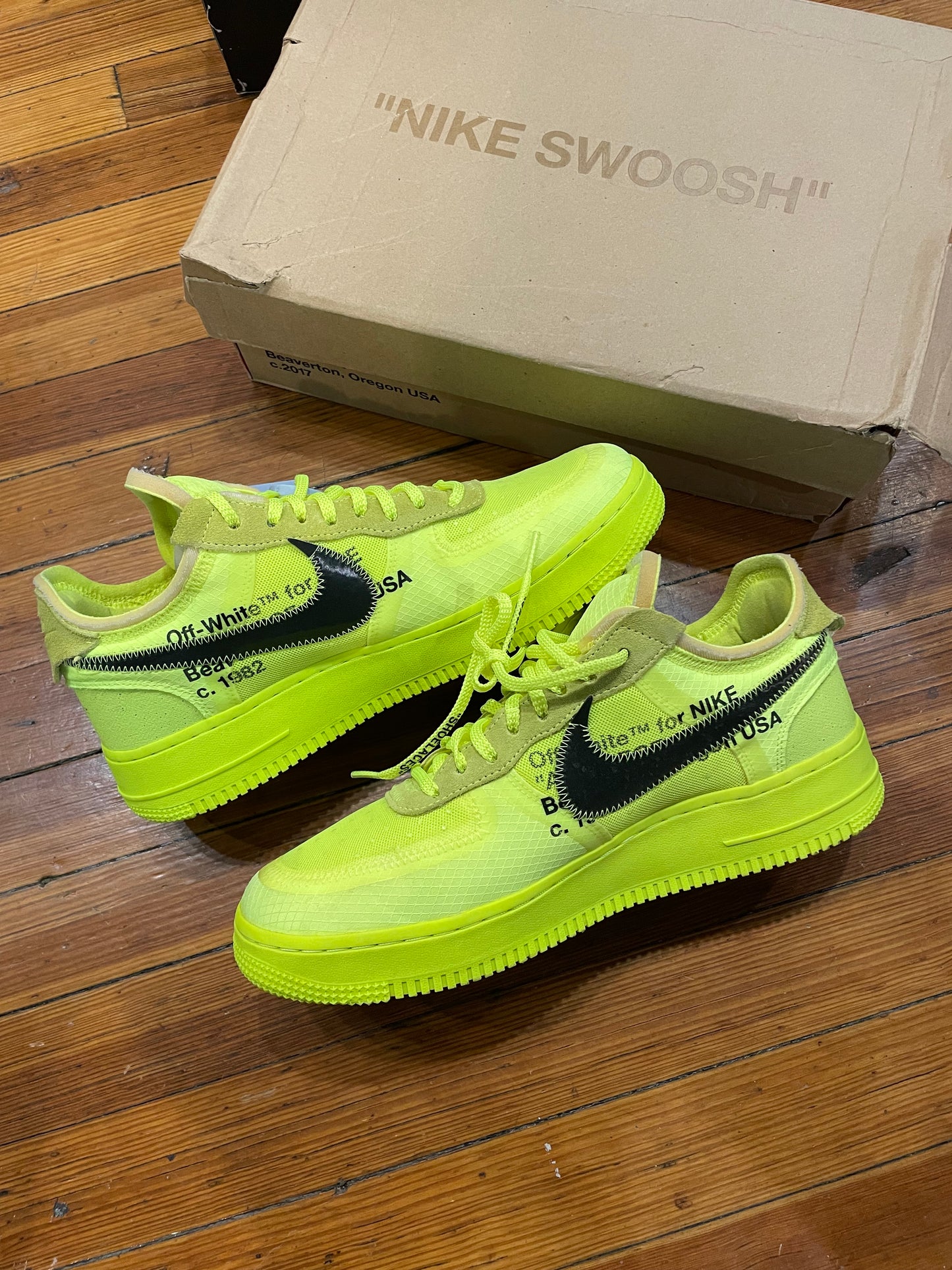 Nike AF1 x Off-White “Volt”