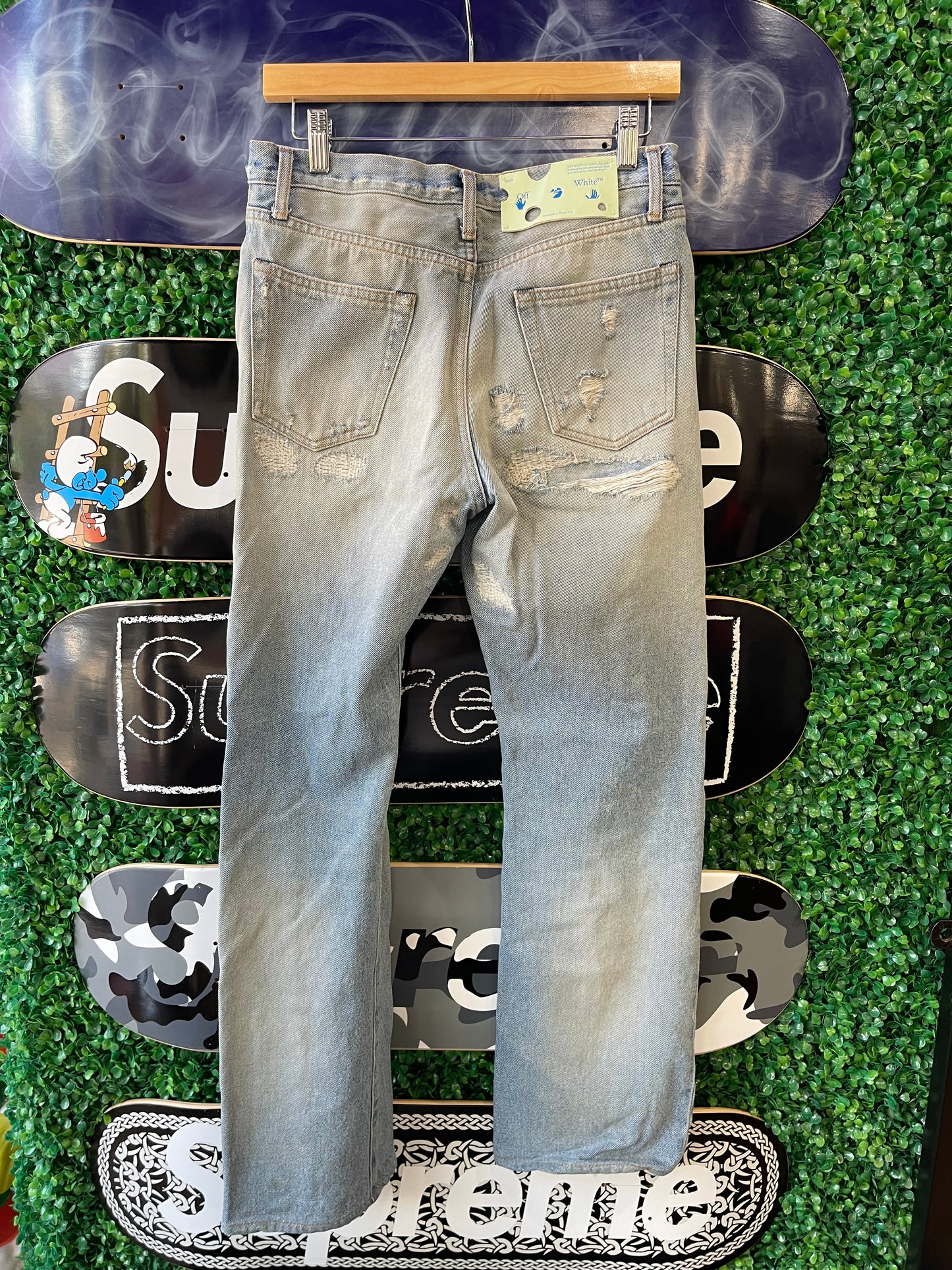 Off-White Denim Jeans “Light Indigo” (30)