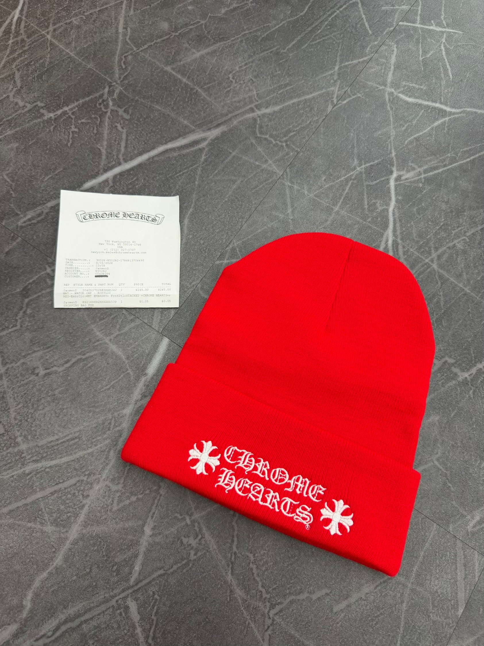Chrome Hearts Beanie “Red”