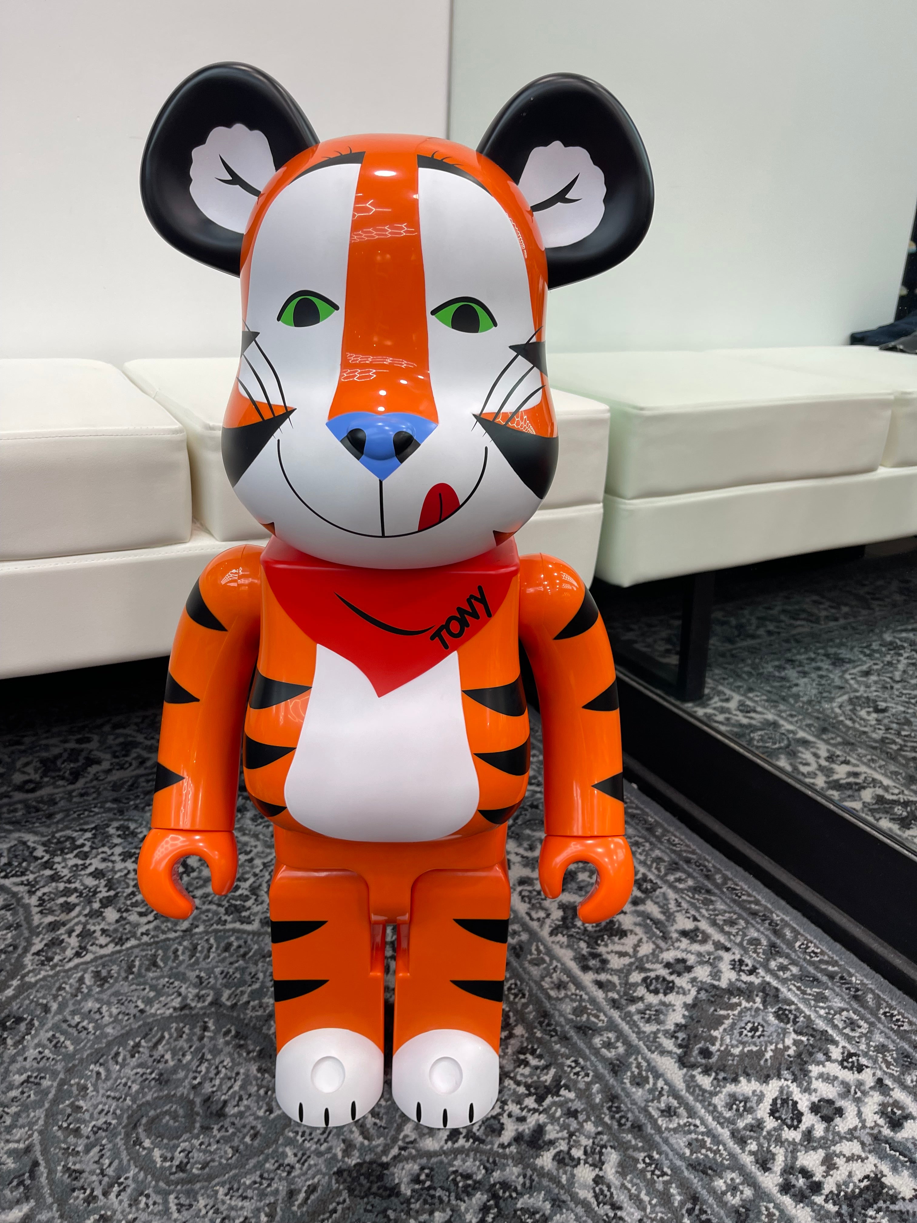 Bearbrick 1000% x Kellogg’s Tony the Tiger “Vintage Ver.”