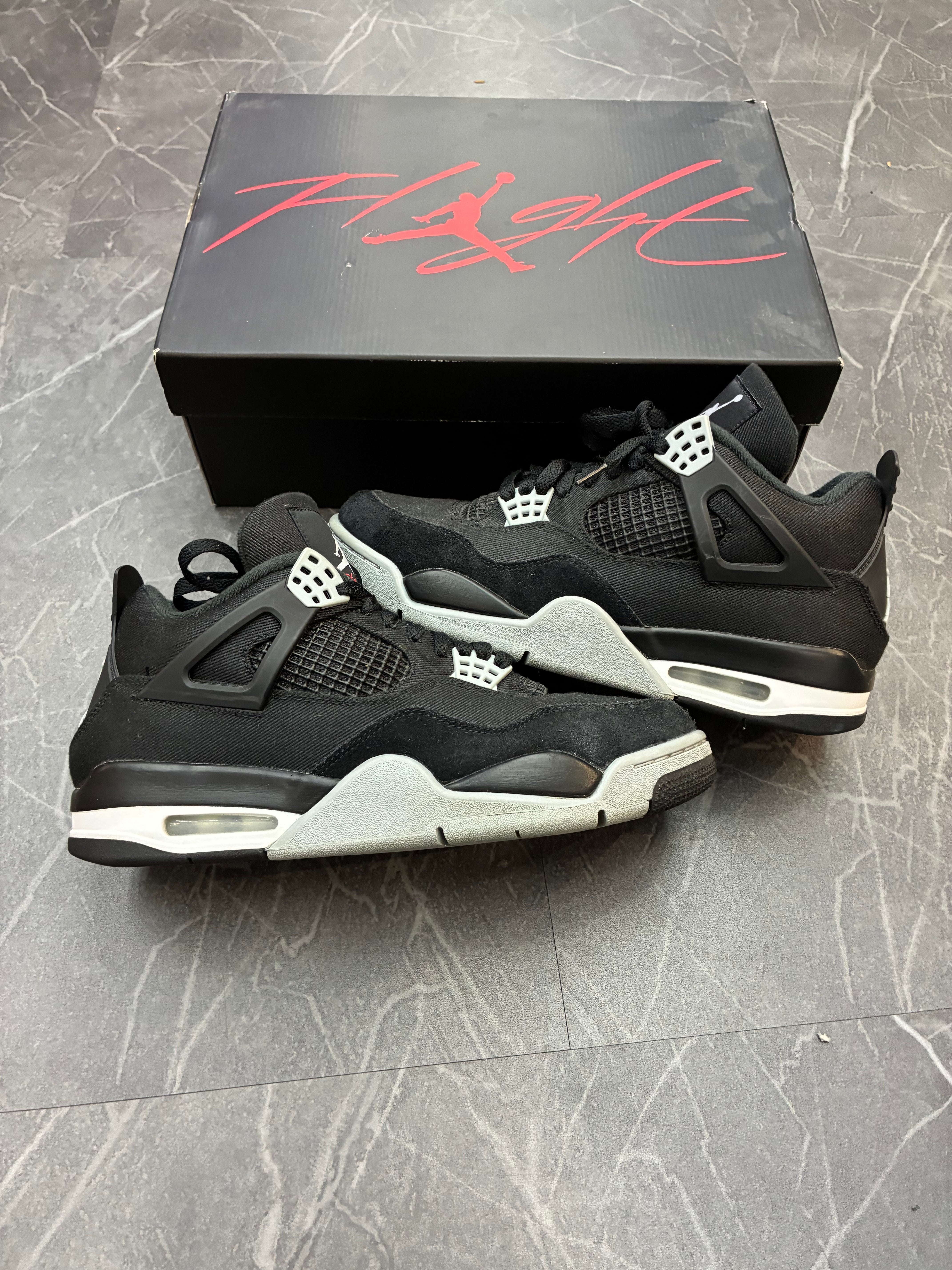 Jordan 4 “Black Canvas”