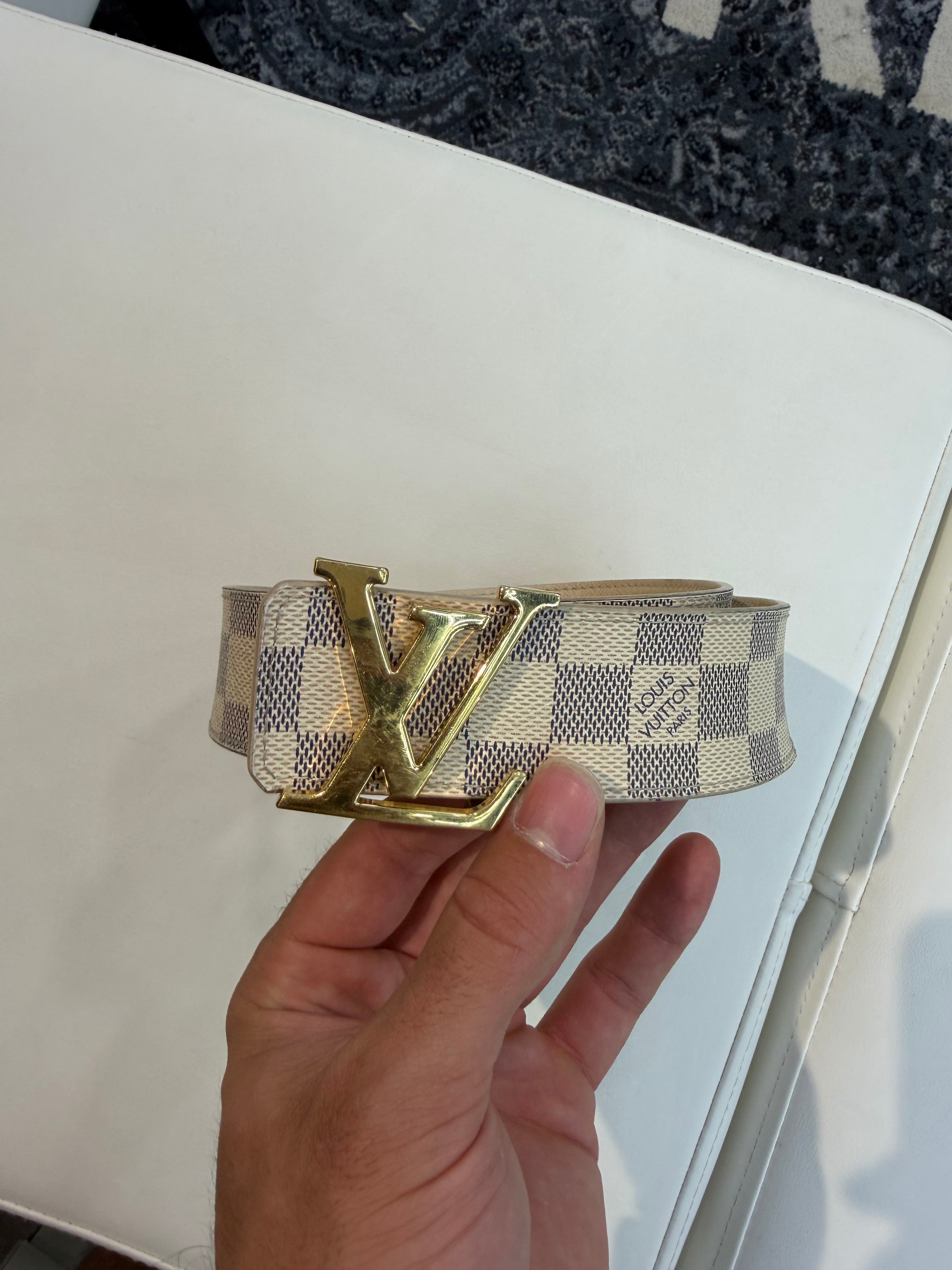 Louis Vuitton Belt “Monogram White”