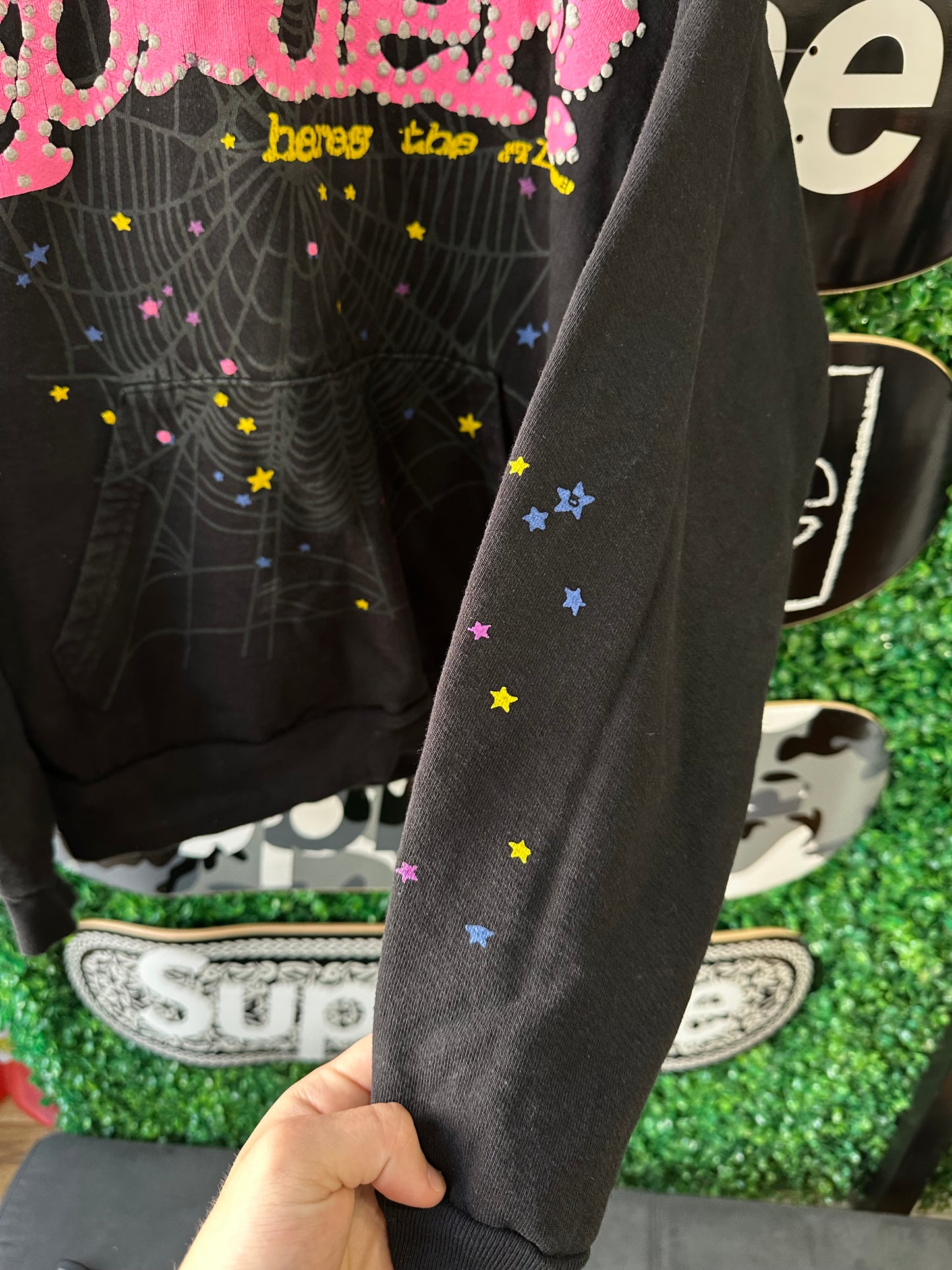 Sp5der Hoodie V2 “P*NK”