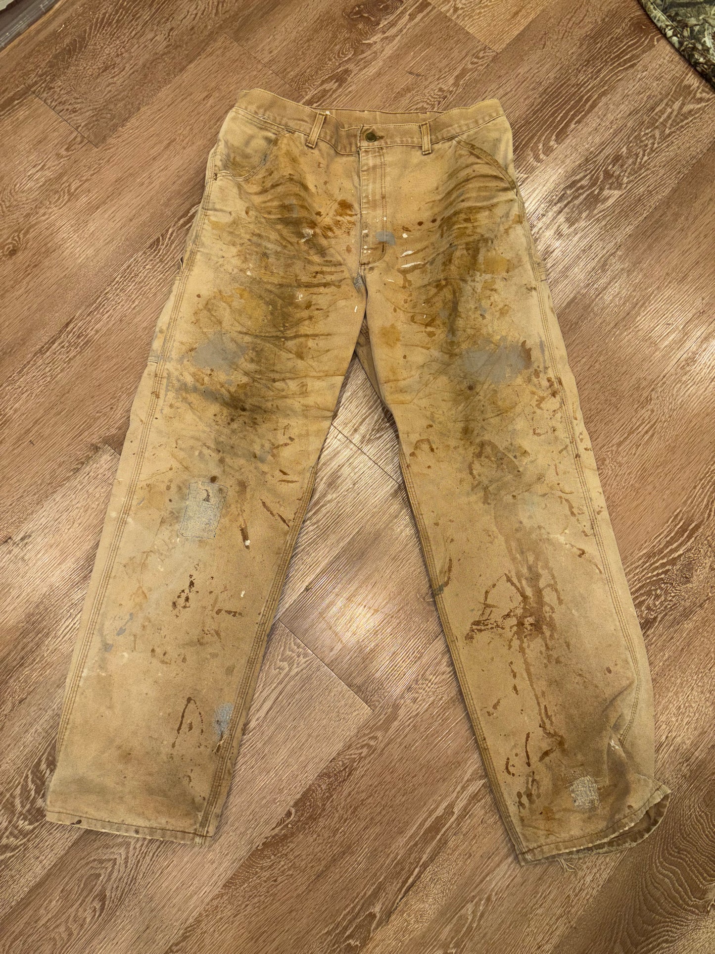 Painted Carhartt Work Pants (36 x 34)