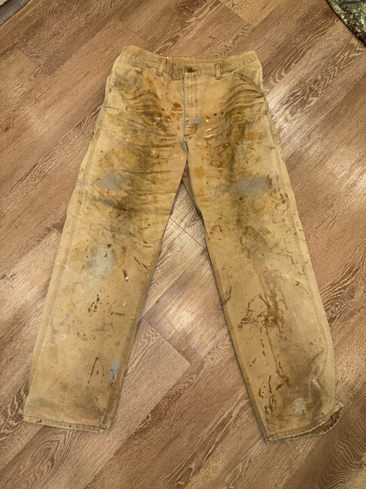Painted Carhartt Work Pants (36 x 34)