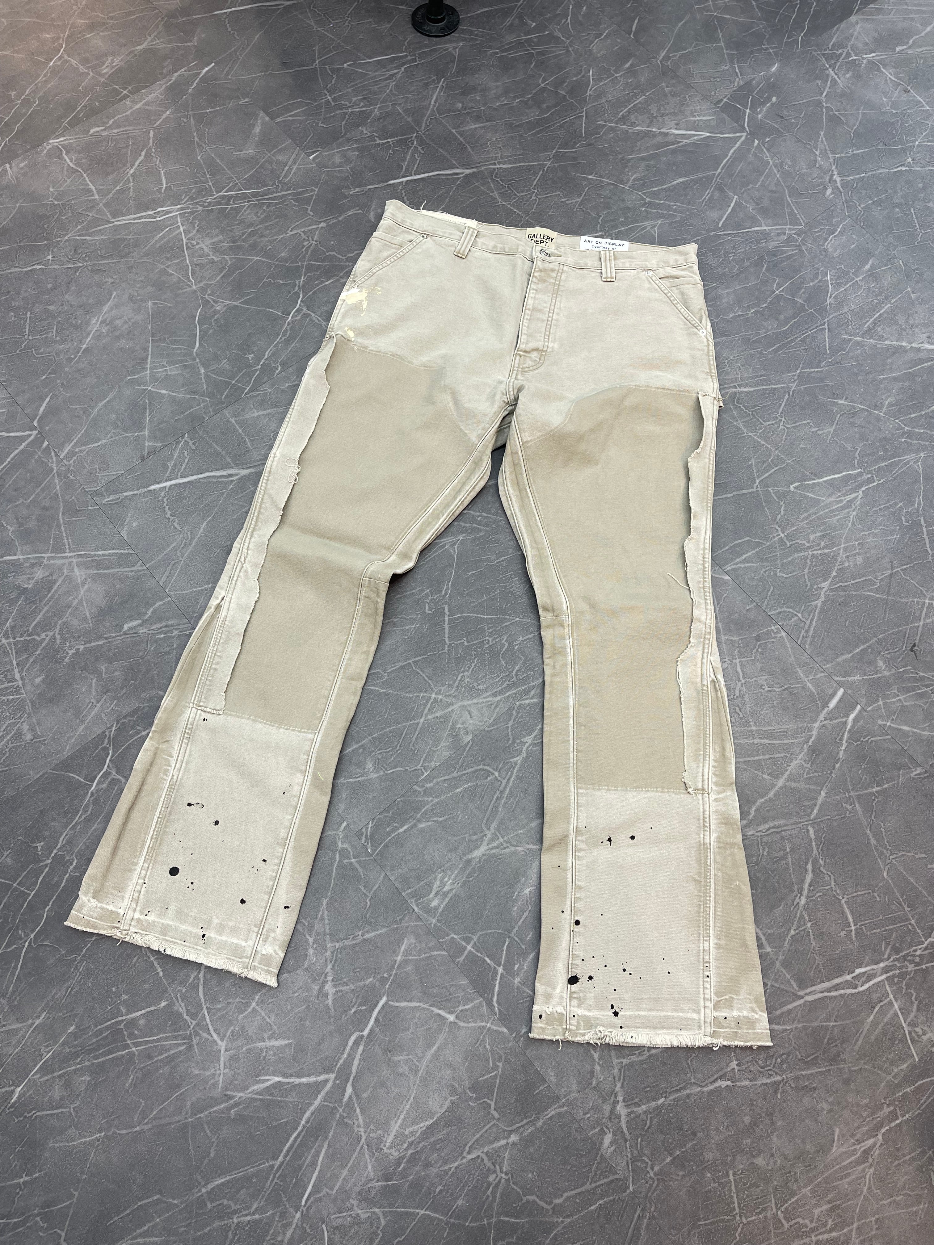 Gallery Dept LA Flare Carpenter Pants Cement Grey (38)
