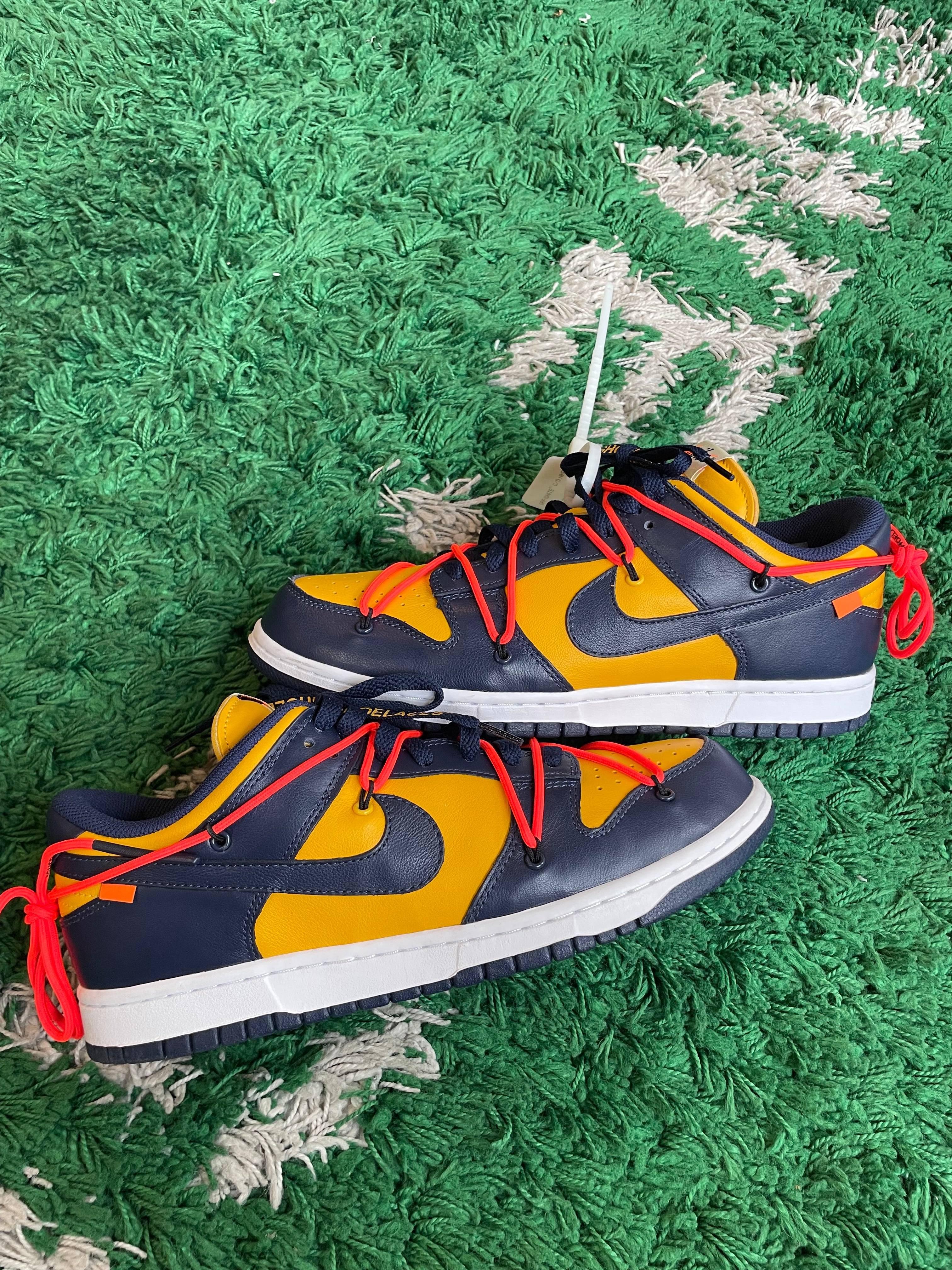 Nike Dunk Low x Off White “Gold”