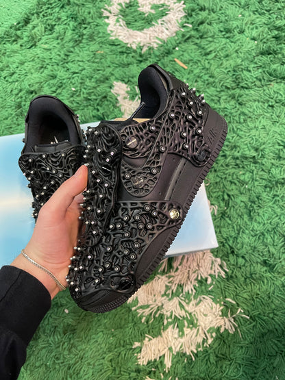 Nike AF1 Low Swarovski Retroflective Crystals Black
