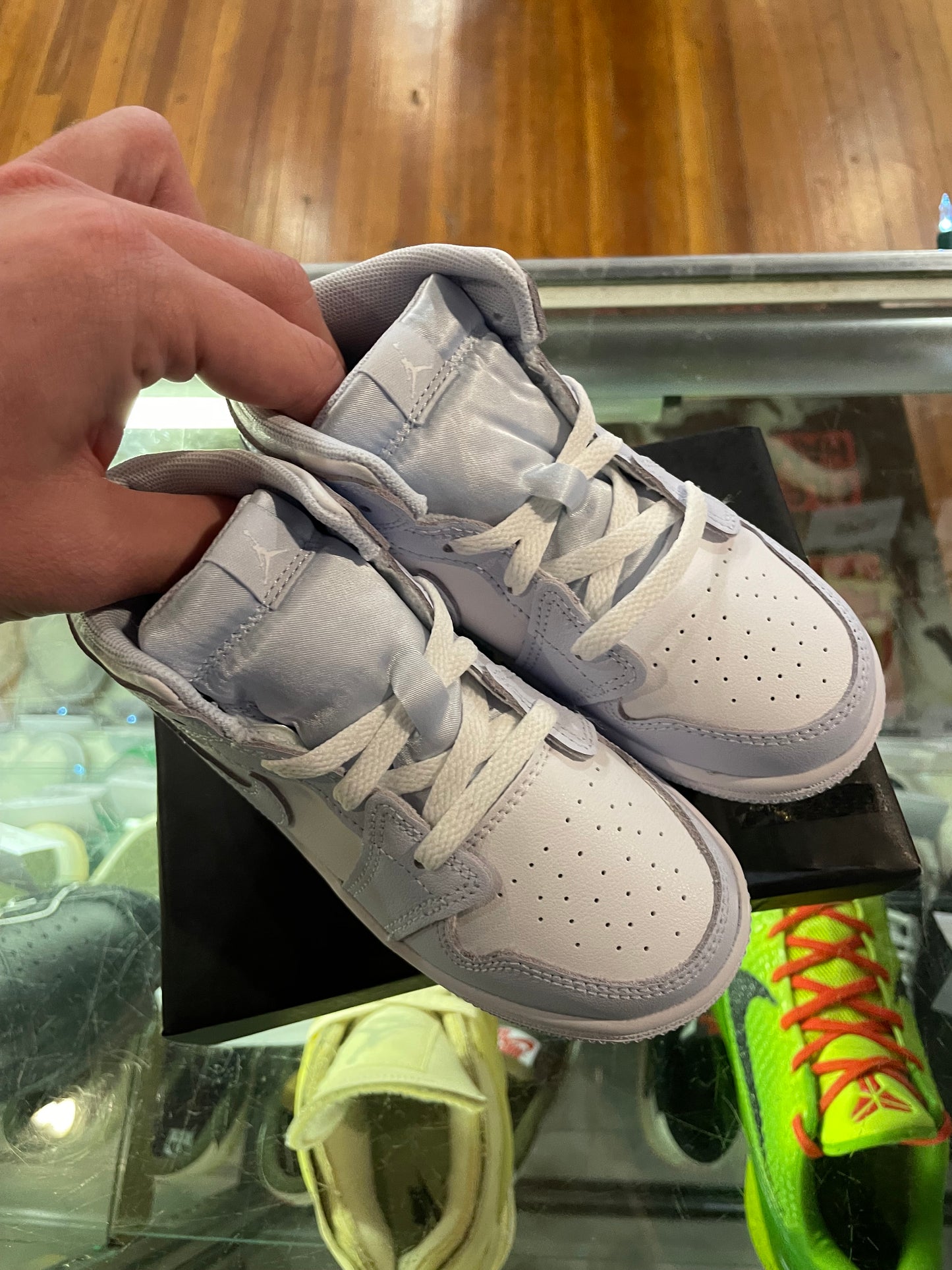 Air Jordan 1 Mid “Bliss White” Toddler