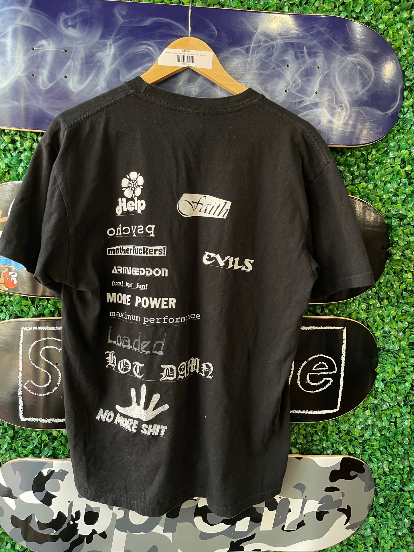 Supreme No More Shit Tee “Black”