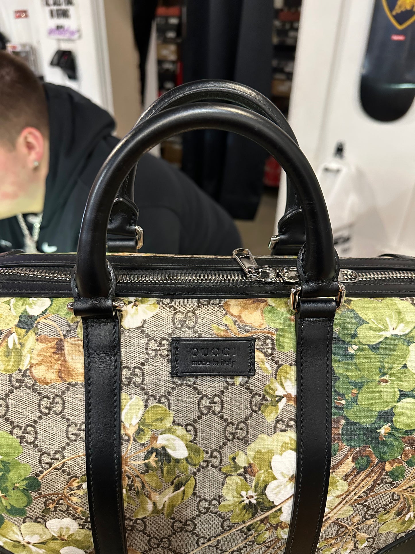 Gucci GG Blooms Boston Travel Bag