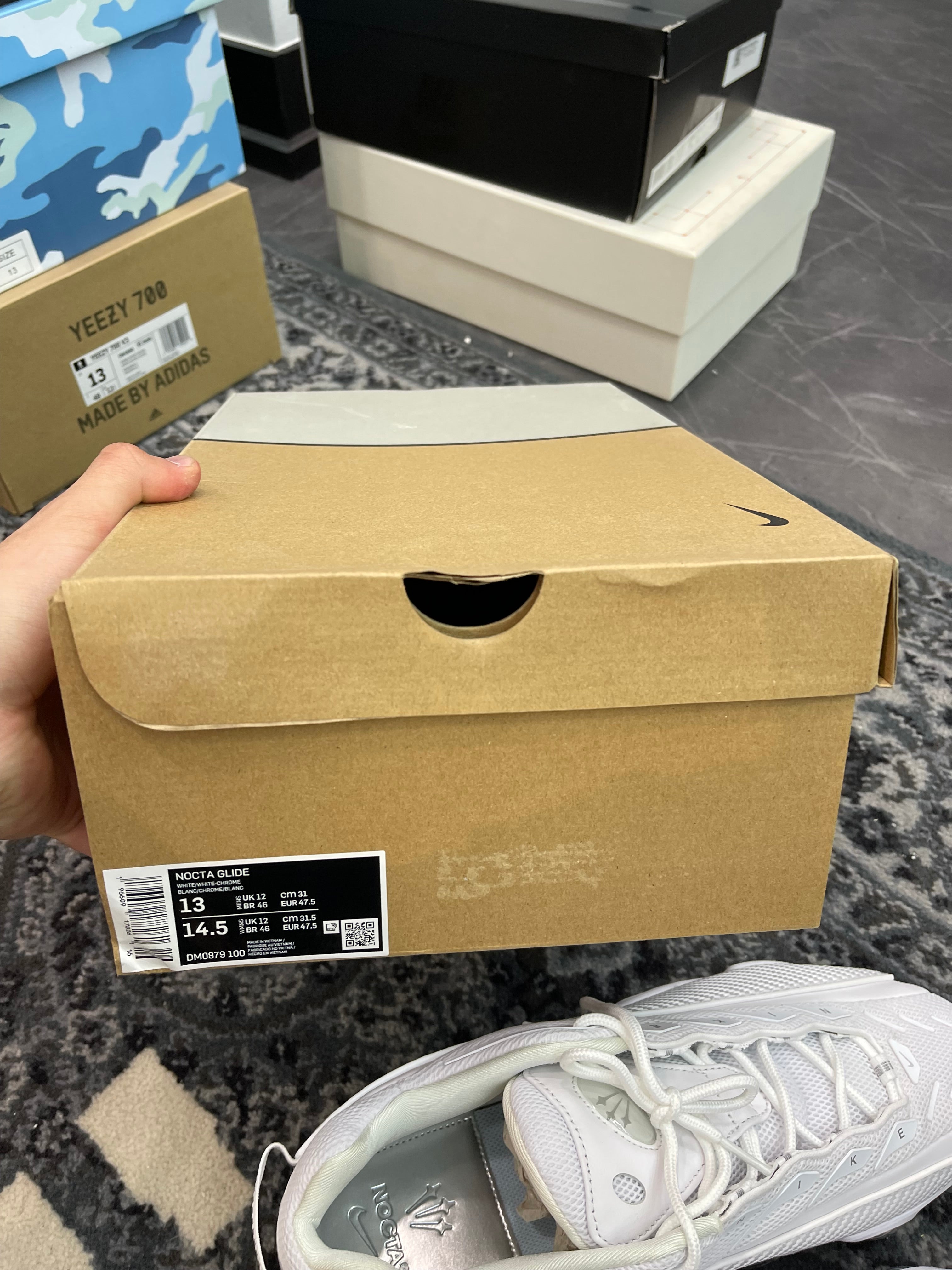 Nike NOCTA Glide Drake “White Chrome”