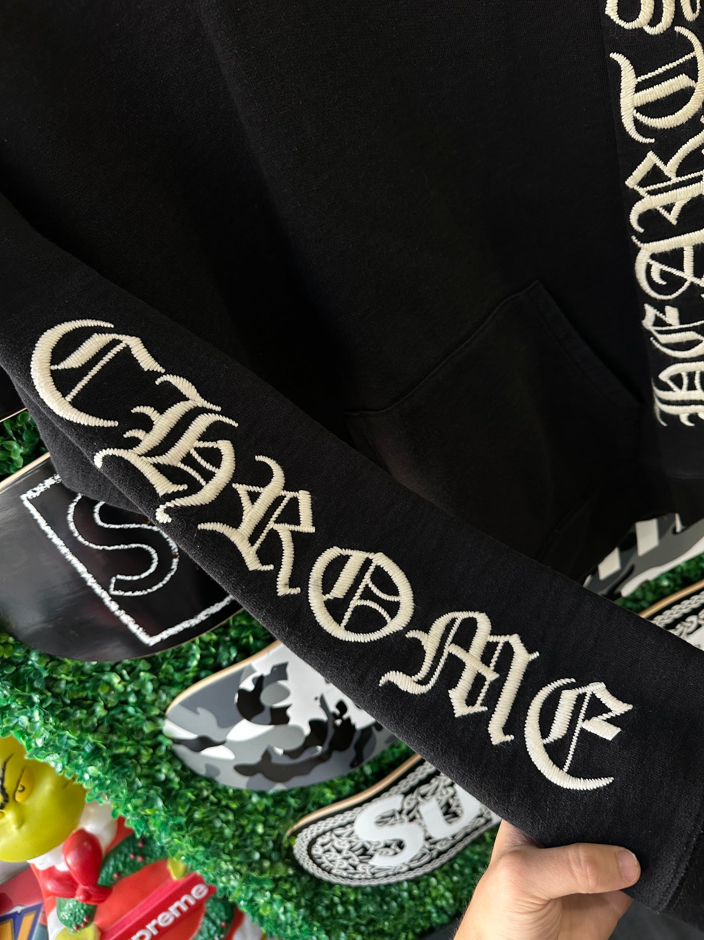 Chrome Hearts Embroidered Hoodie “Black”