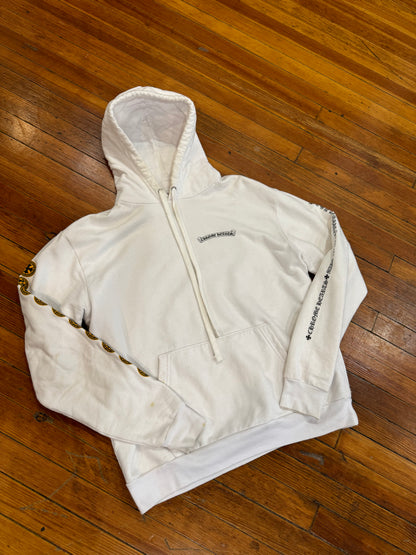 Chrome Hearts Yellow Cross Hoodie “White”