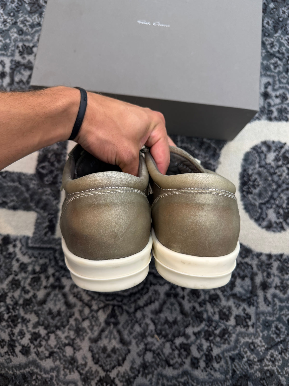 Rick Owen’s Sneakers Low “Milk”