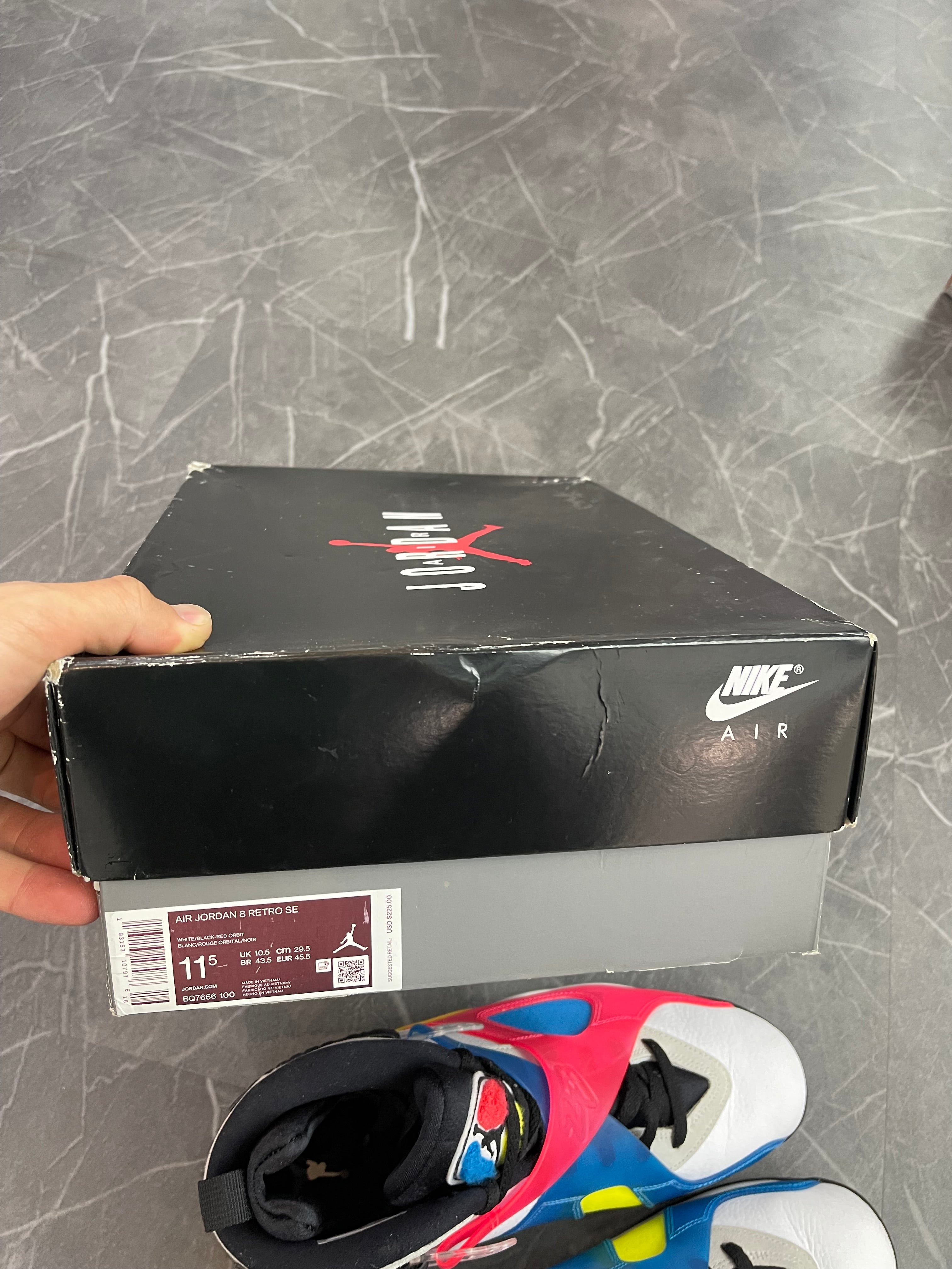 Jordan 8 “White Multicolor”