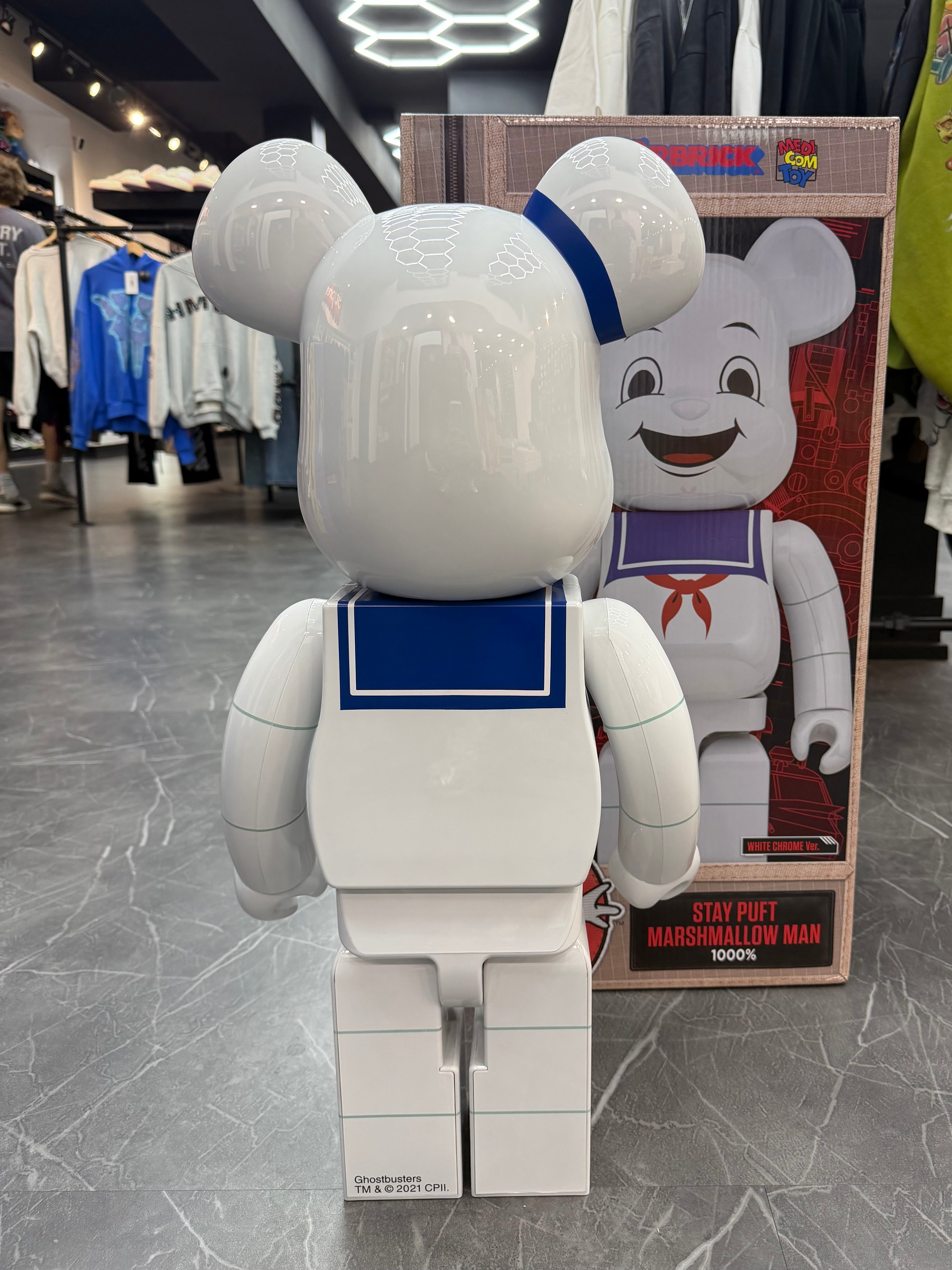 Bearbrick 1000% Ghostbusters Marshmallow Man
