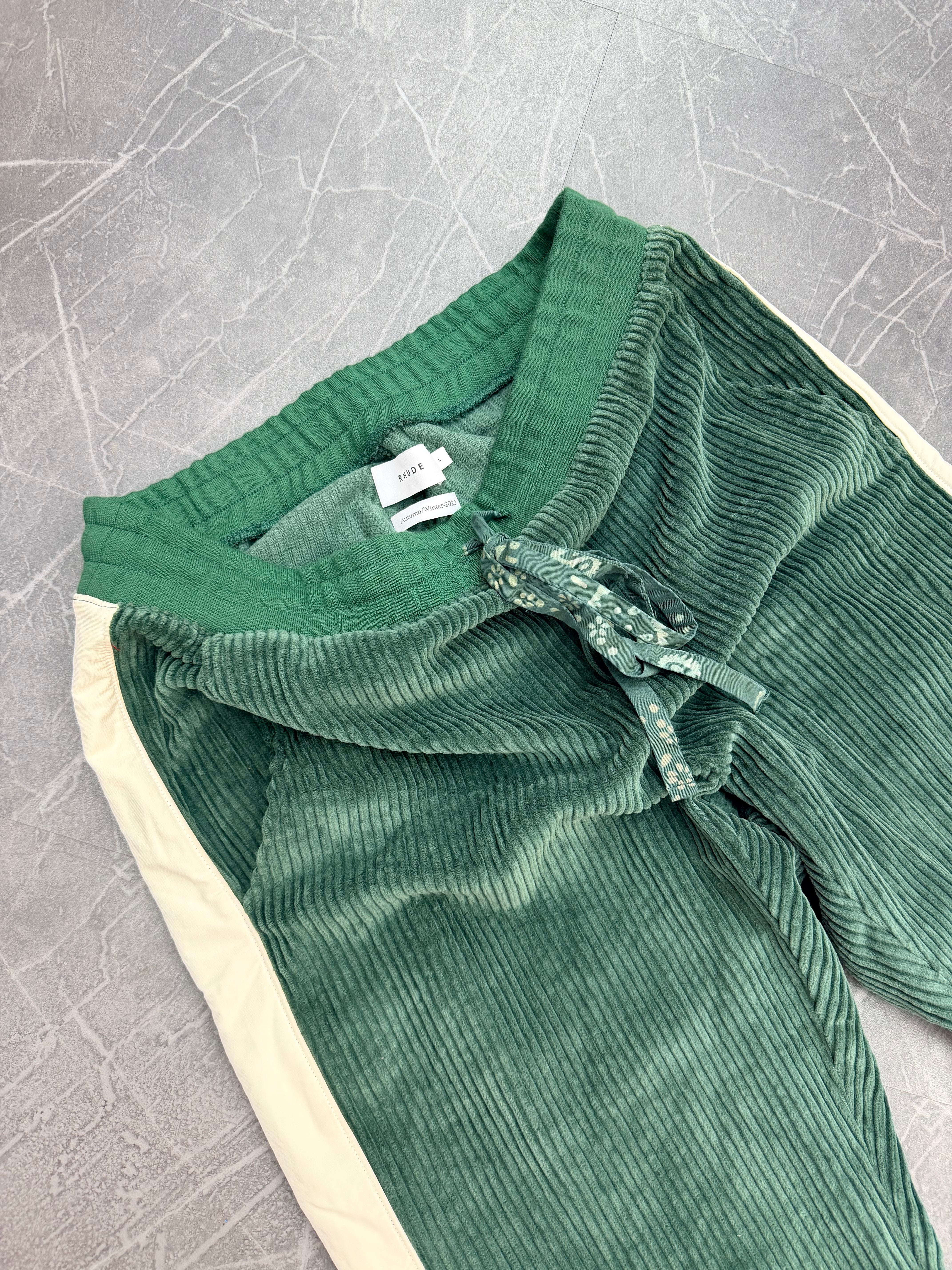 Rhude Corduroy Green Pants (L)