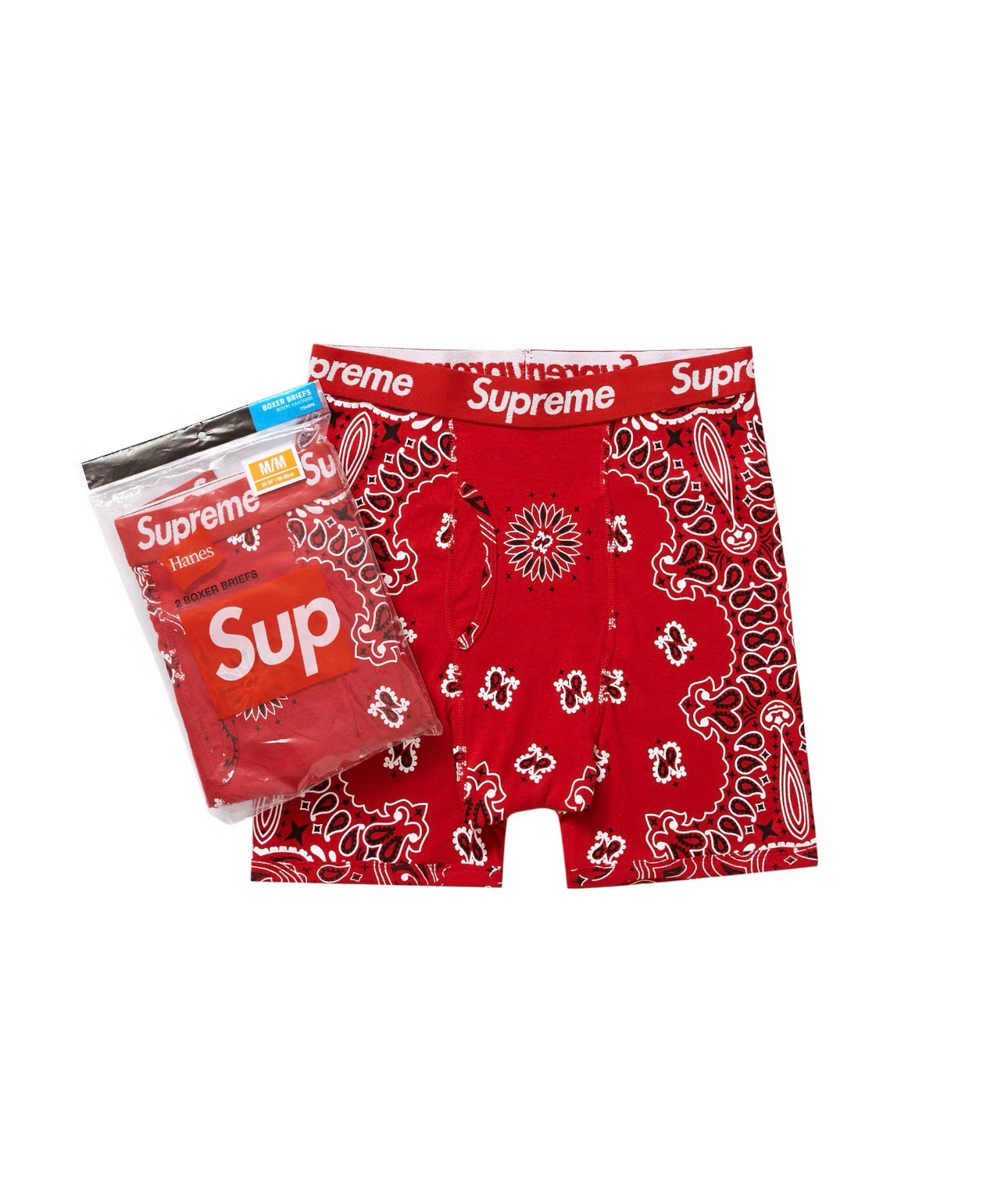 Supreme Boxer Briefs “Bandana Red”