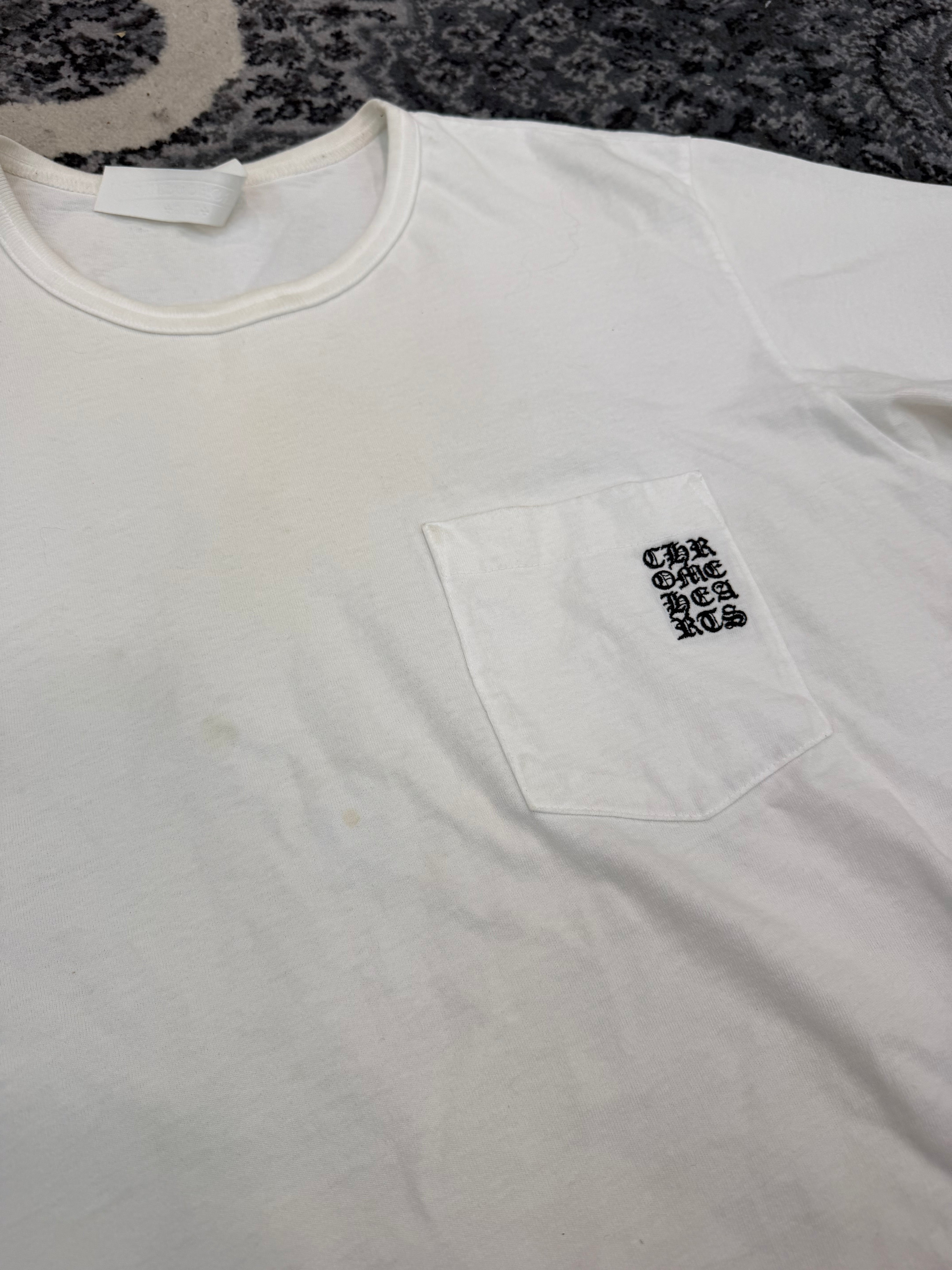 Chrome Hearts Embroidered Pocket Tee “White”
