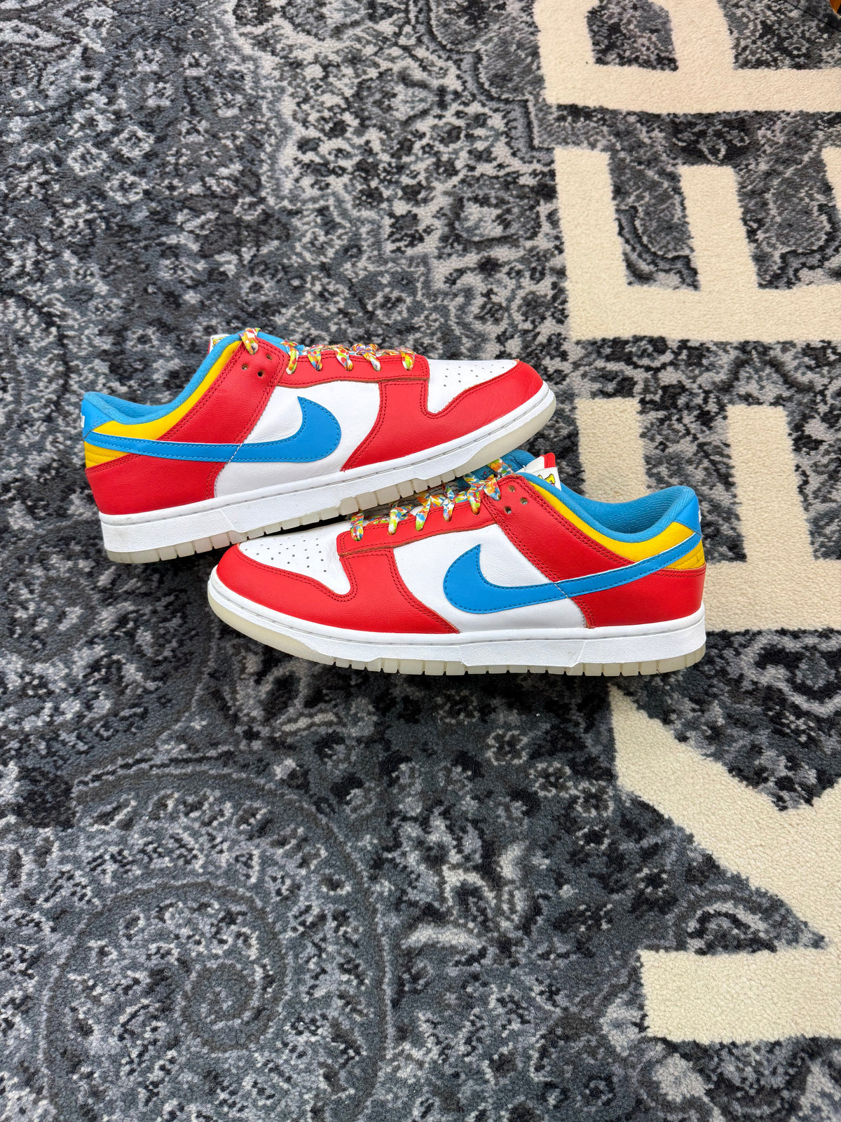 Nike Dunk Low x LeBron James “Fruity Pebbles” (Size 9.5) (Lightly Worn) - Image 2