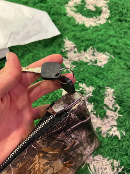 Supreme Leather Money Bag “Realtree Hardwoods Camo”