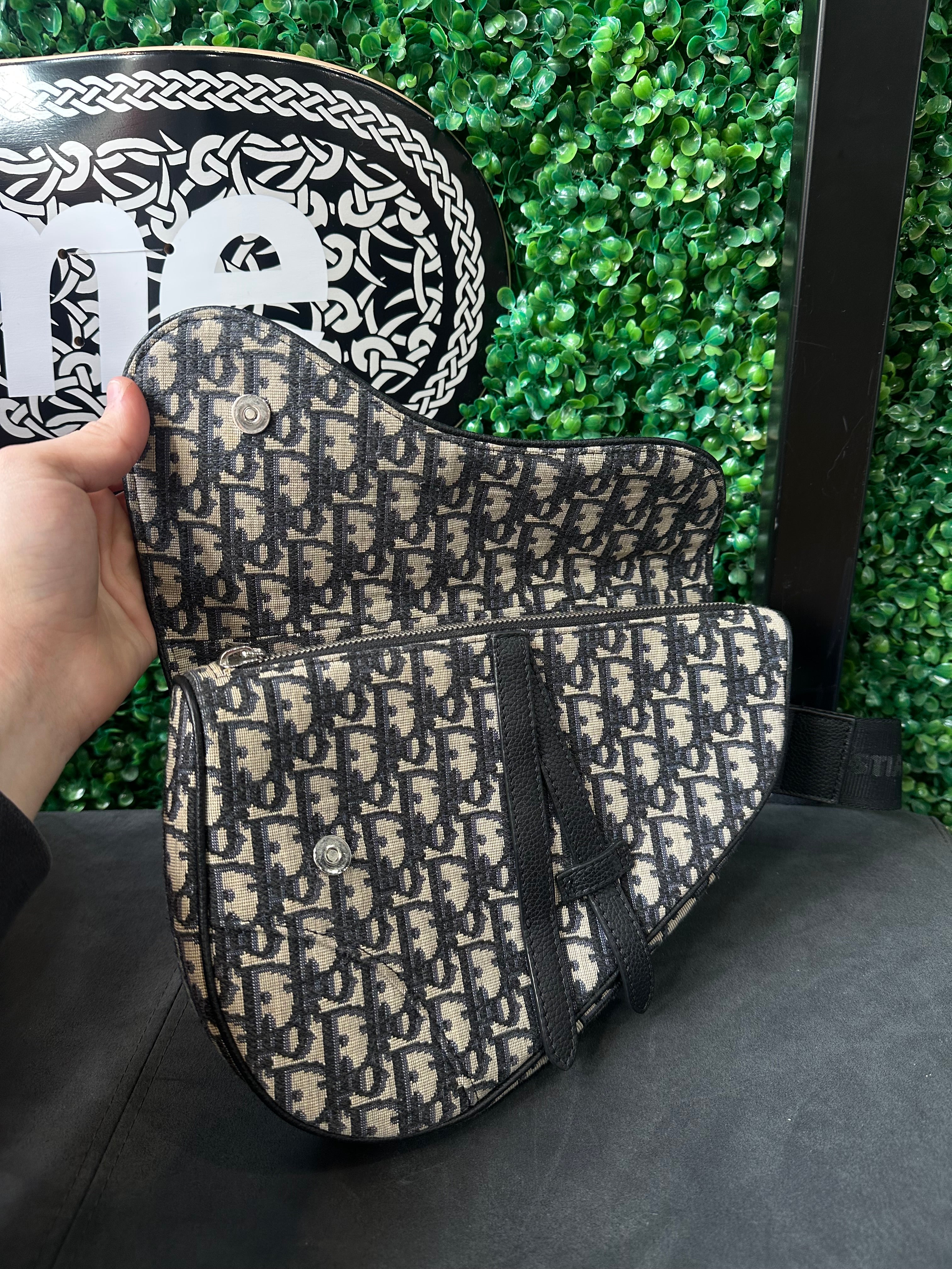 Dior Saddle Bag Oblique Jacquard