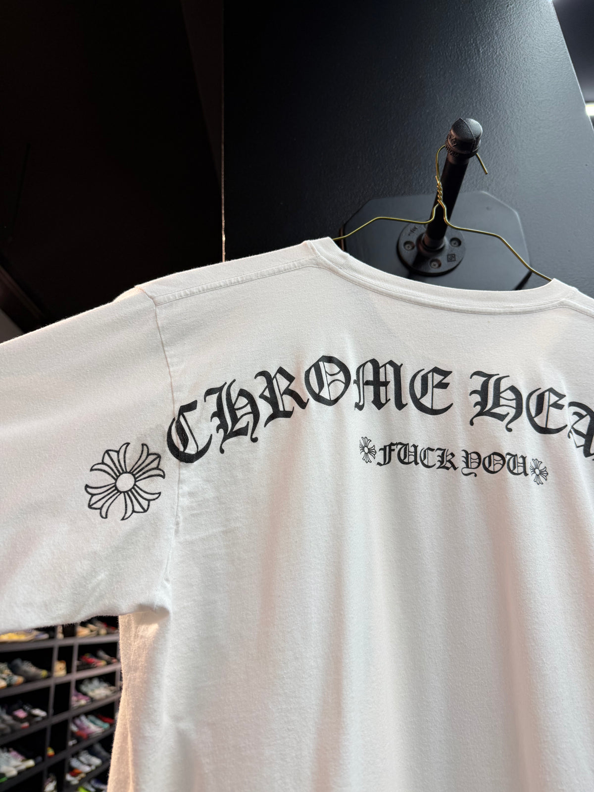 Chrome Hearts F*ck You Long Sleeve White