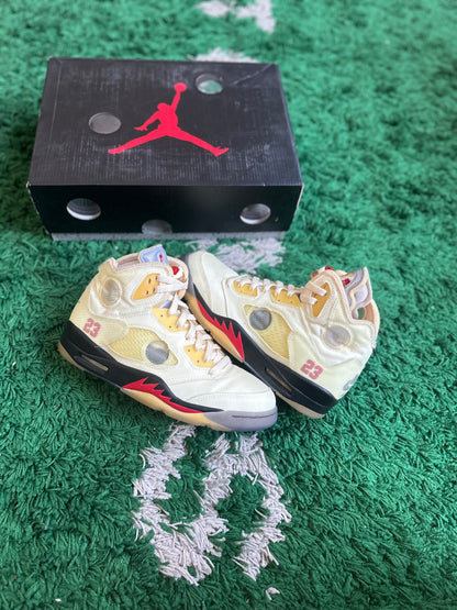 Off-White Jordan 5 “Sail”