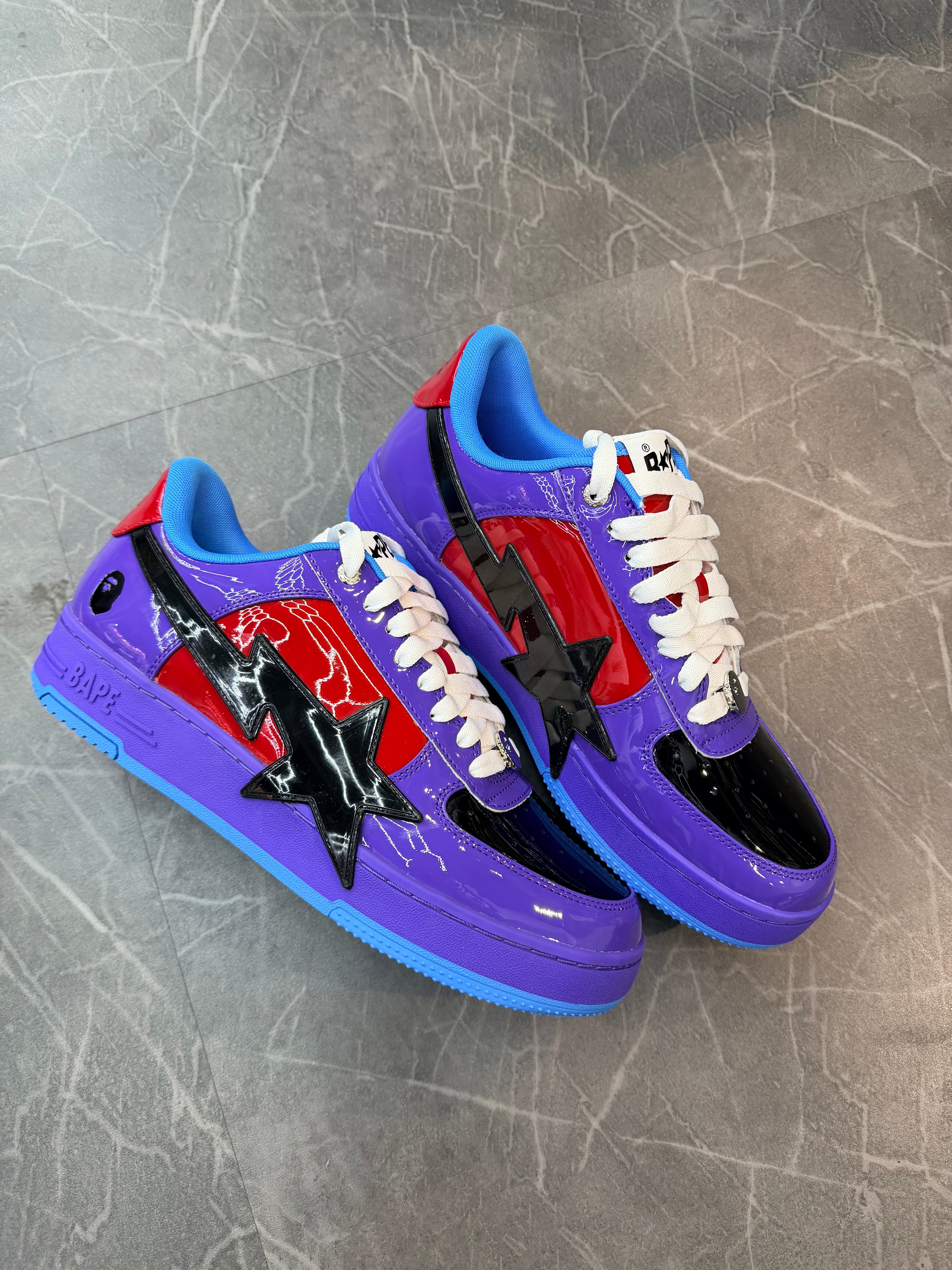 A Bathing Ape Bape Sta #1 M2 Purple Red
