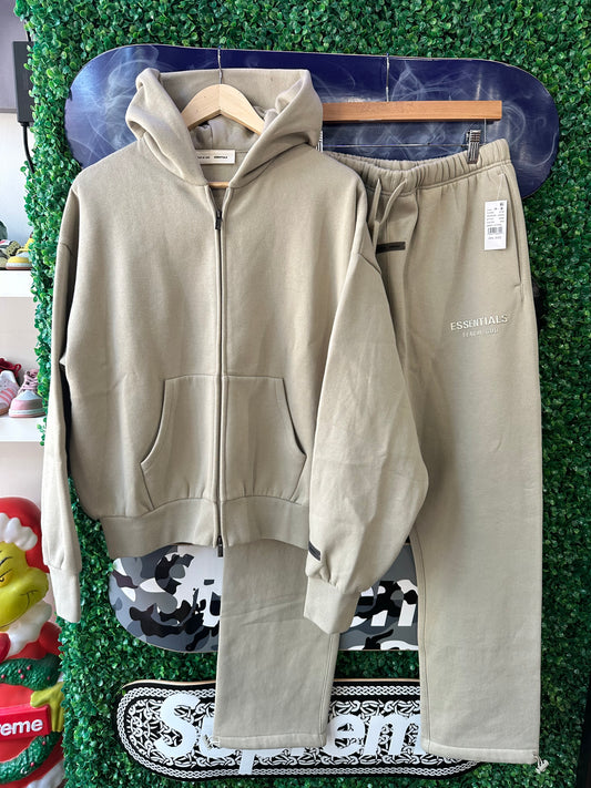 Essentials Zip Up Set “Abbey Stone” FW25
