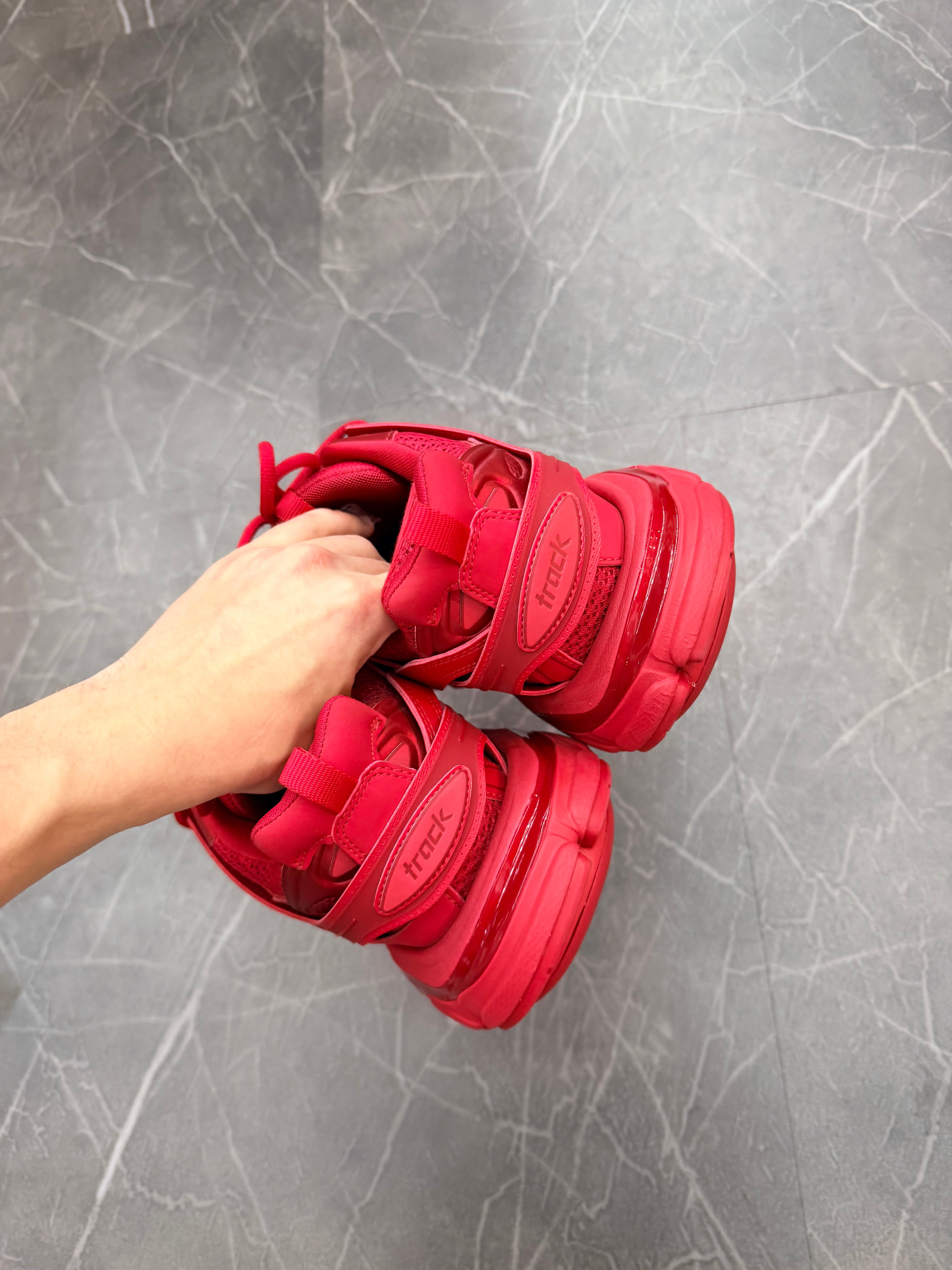 Balenciaga Track Runner “All Red”