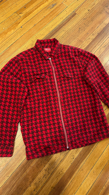 Supreme Collar Zip Up “Red”