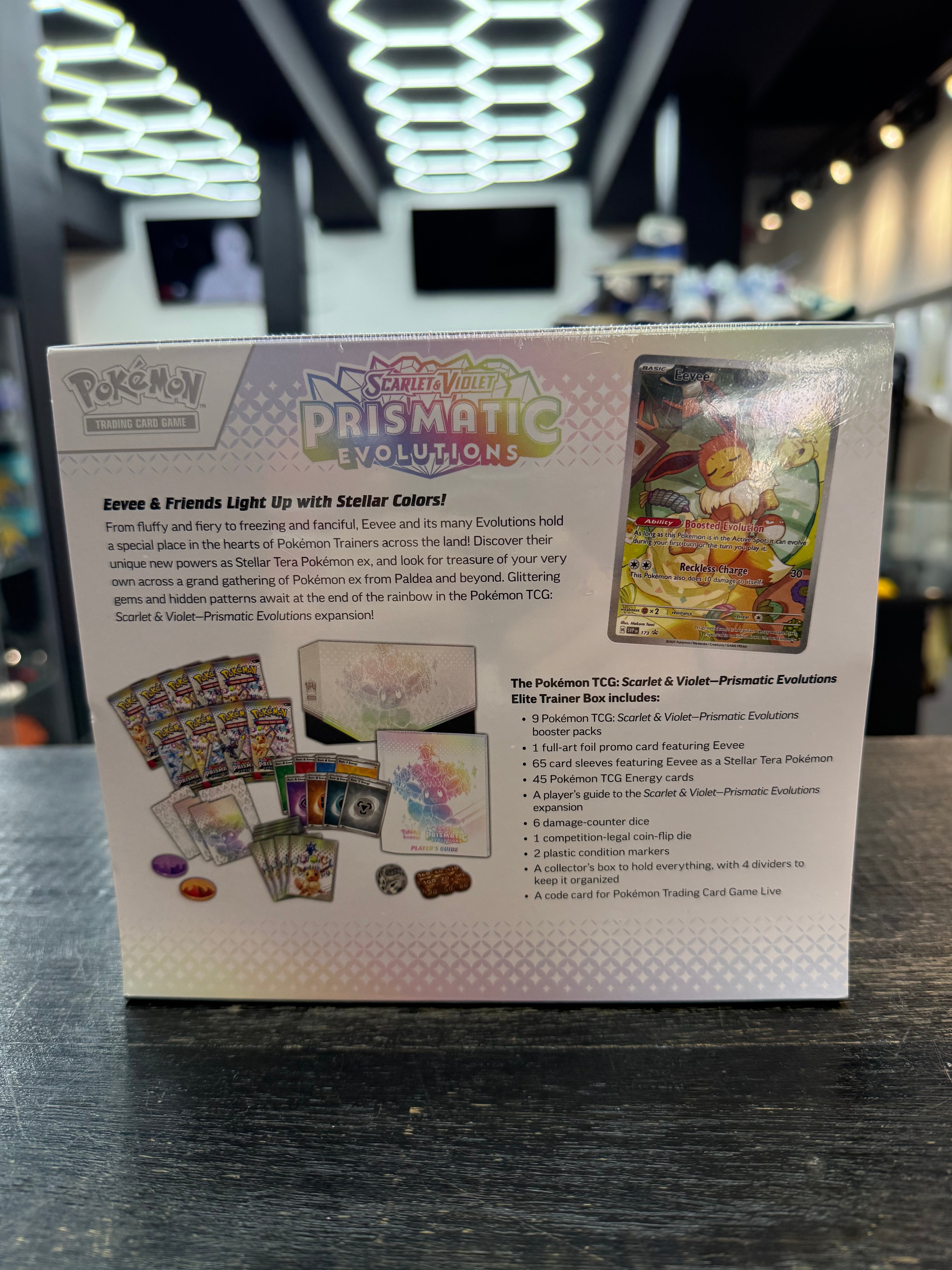 Pokemon Prismatic Evolutions Elite Trainer Box