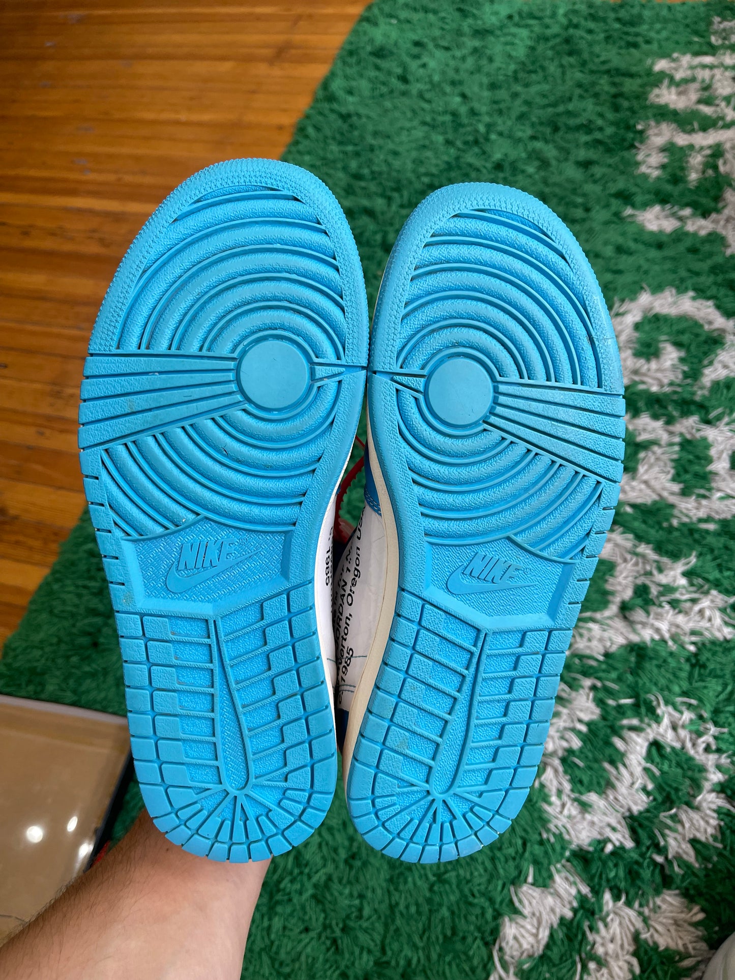 Jordan 1 High x Off White “University Blue”