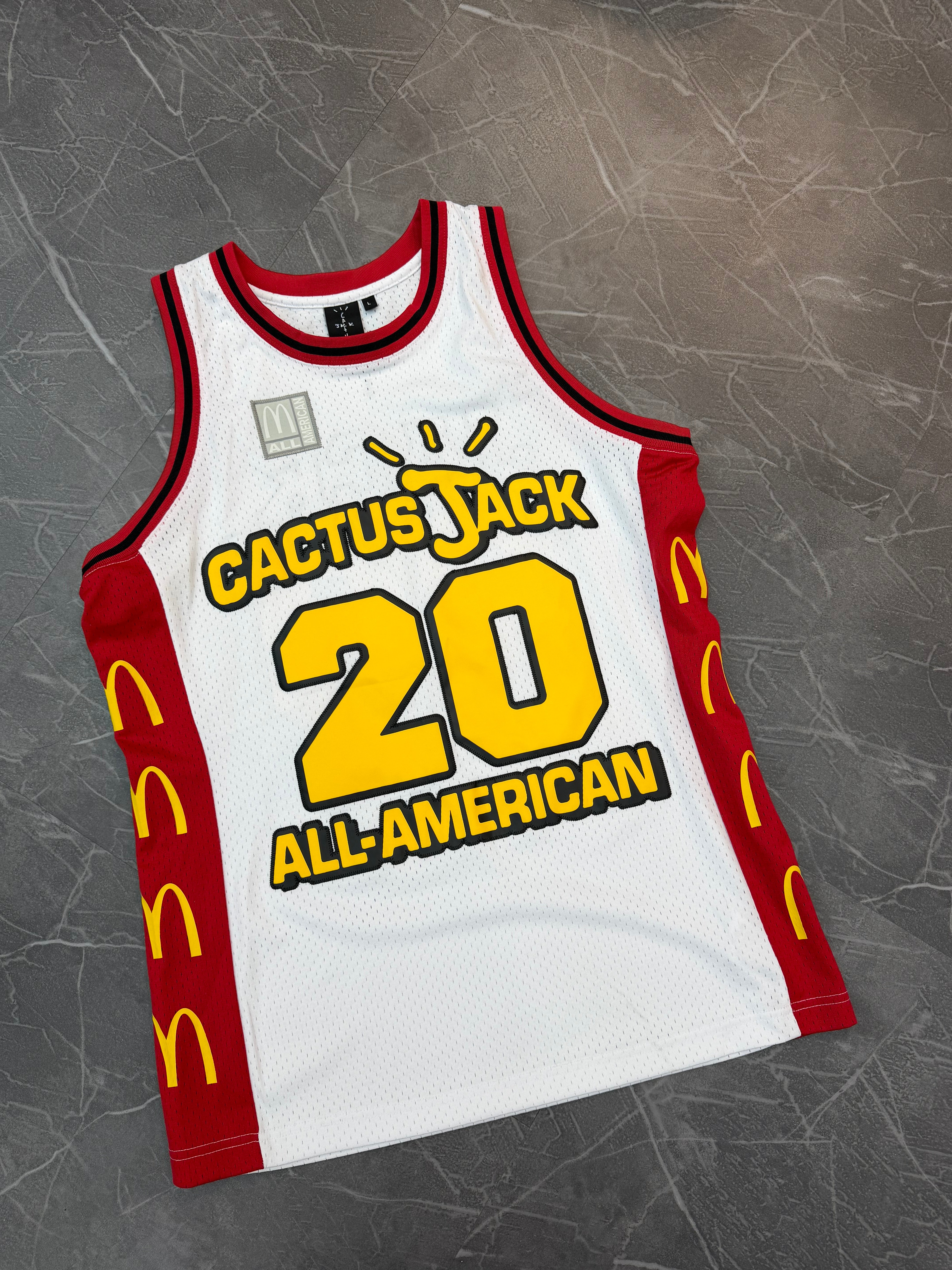 Travis Scott x McDonald’s All American Jersey “White”