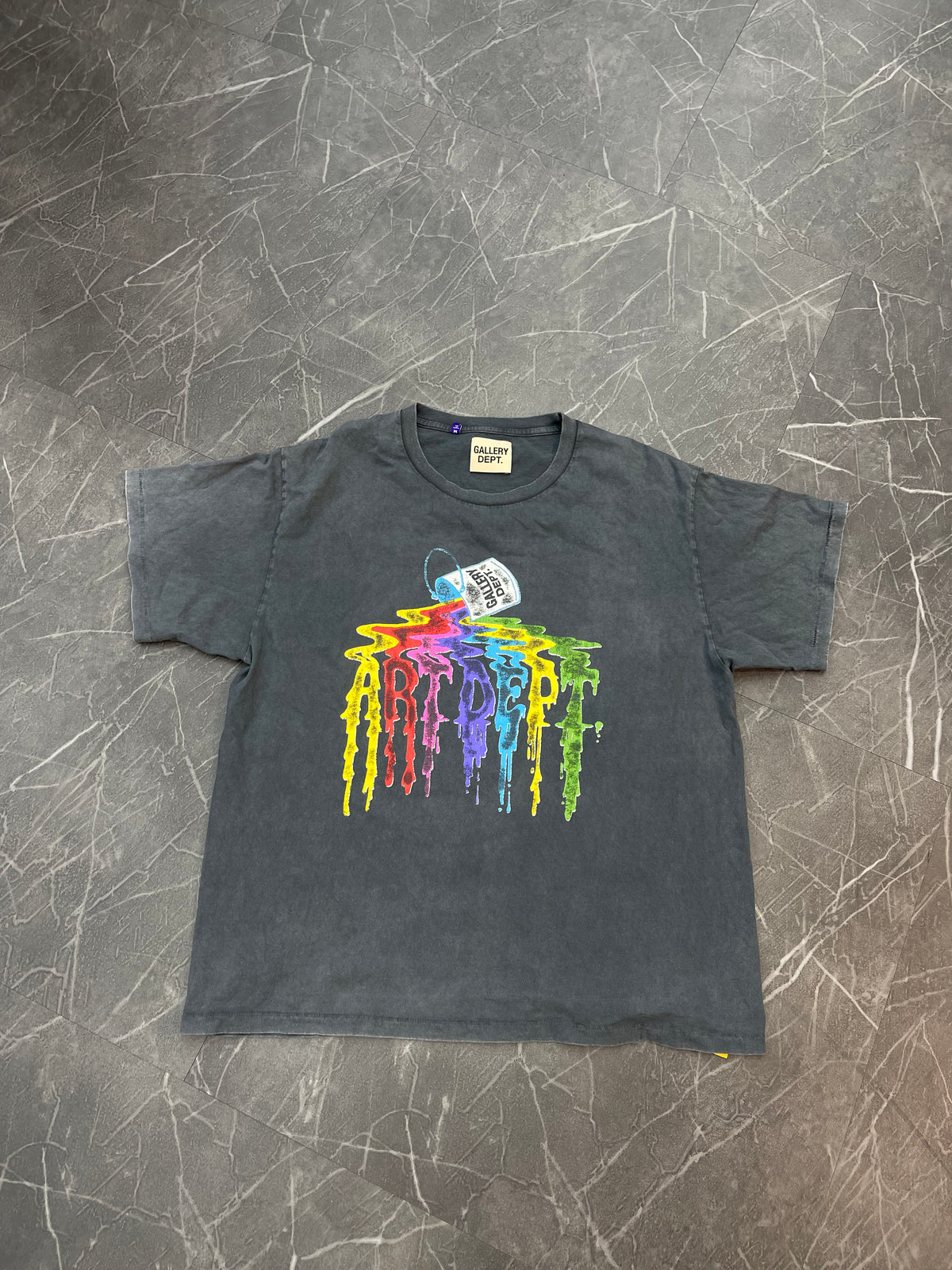Gallery Dept. Supply Tee Vintage Black (Lightly Worn) (M)