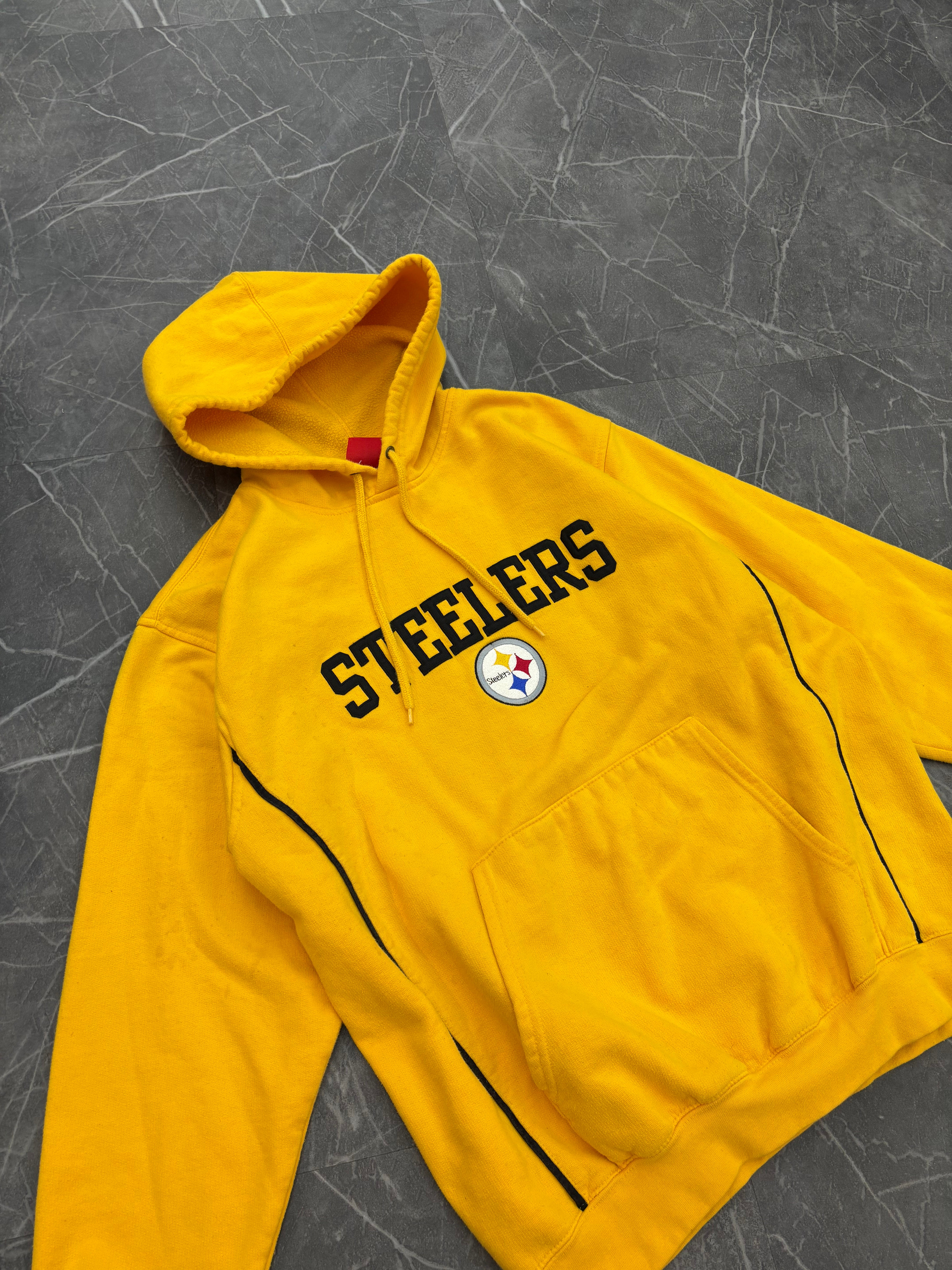 Yellow Steelers Pullover Hoodie (M)