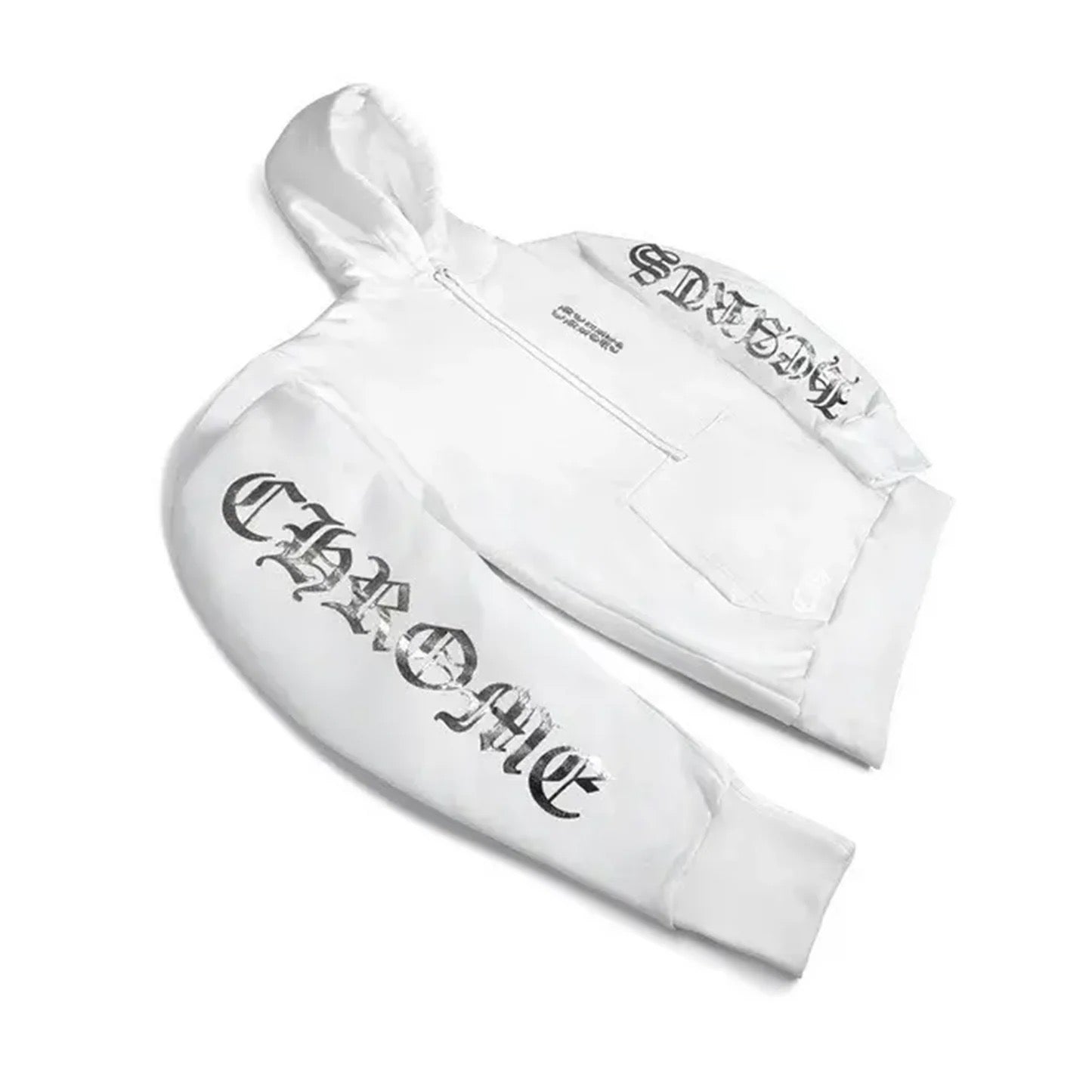 Chrome Hearts Online Exclusive Wite Foil Hoodie