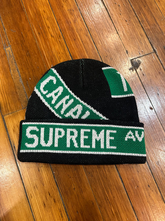 Supreme Beanie “Street Signs”