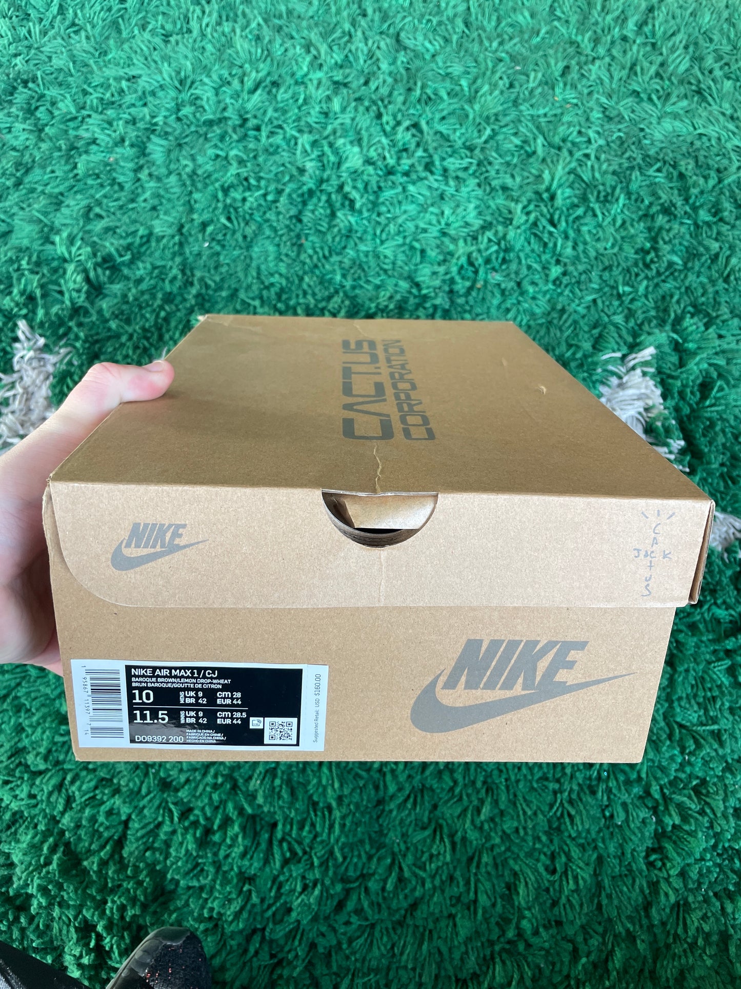 Nike Air Max 1 X Cactus Jack “Baroque Brown”
