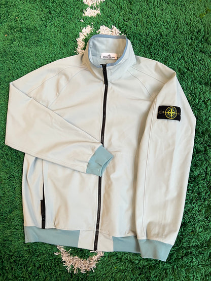 Stone Island Full-Zip Jacket “Pale Blue”