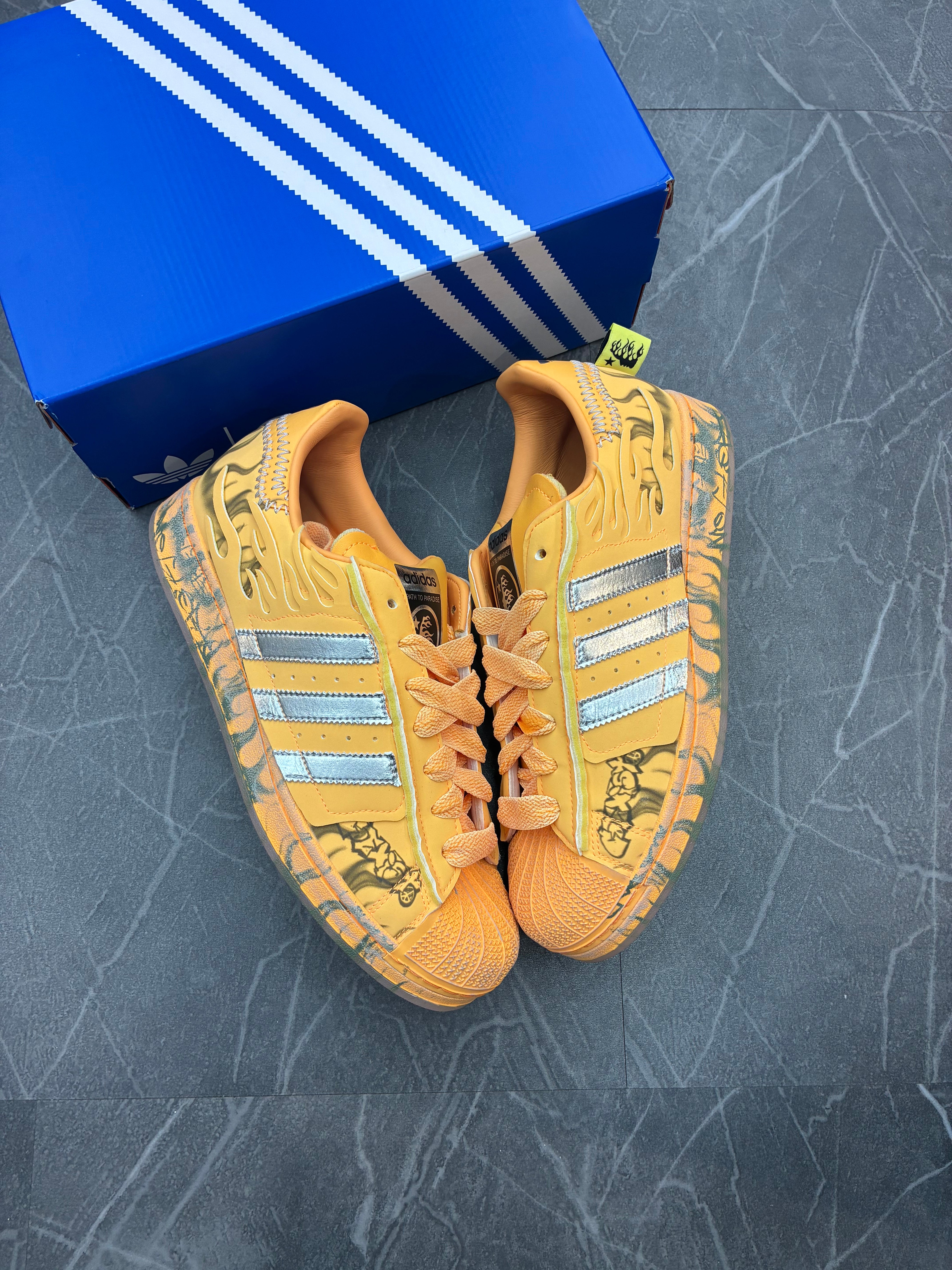 Adidas Superstar “Hellstar Hazy Orange”