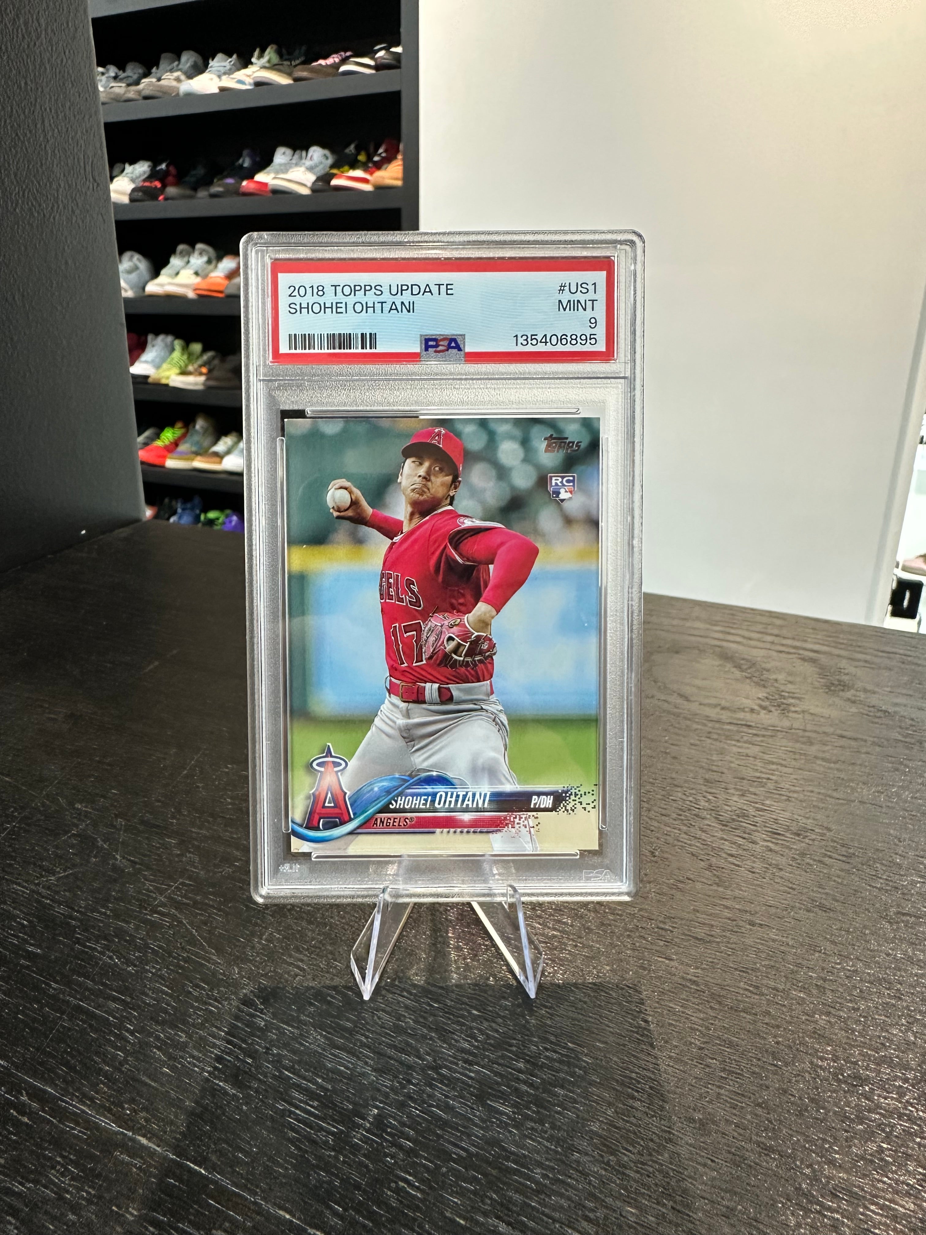 2018 Topps Update Shohei Ohtani #US1 PSA 9