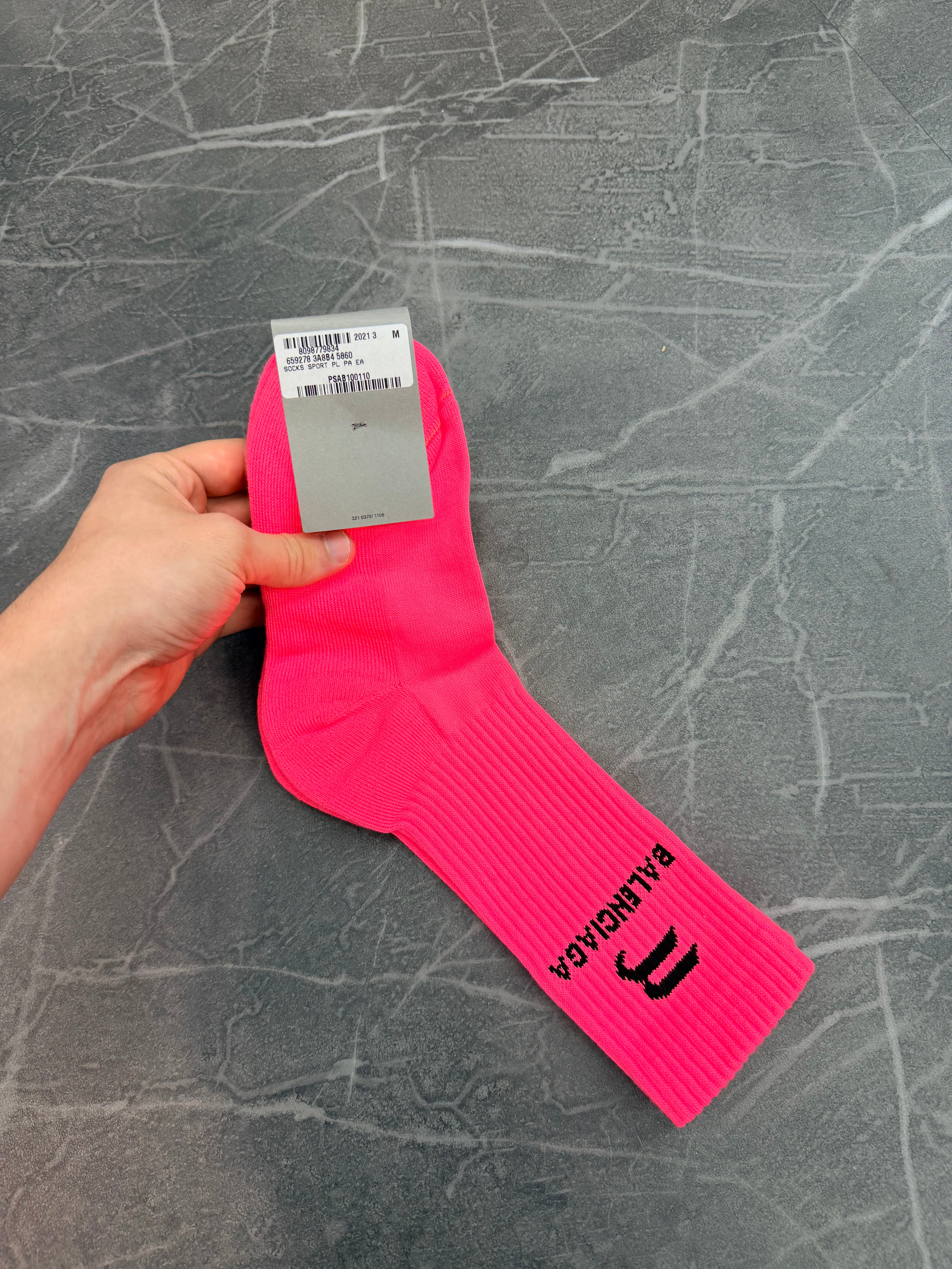 Balenciaga Socks Hot Pink
