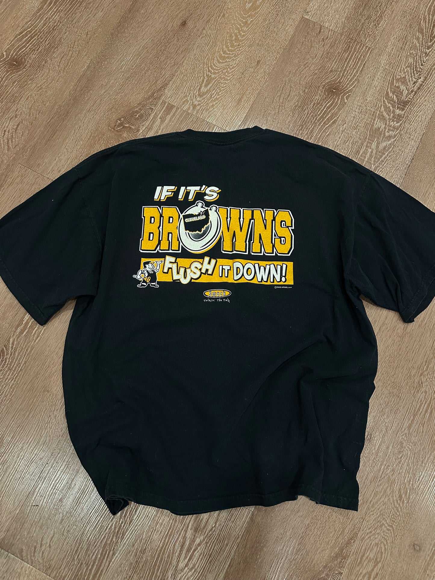 Pittsburg Steelers Tee “Flush it Down Browns” (2XL)