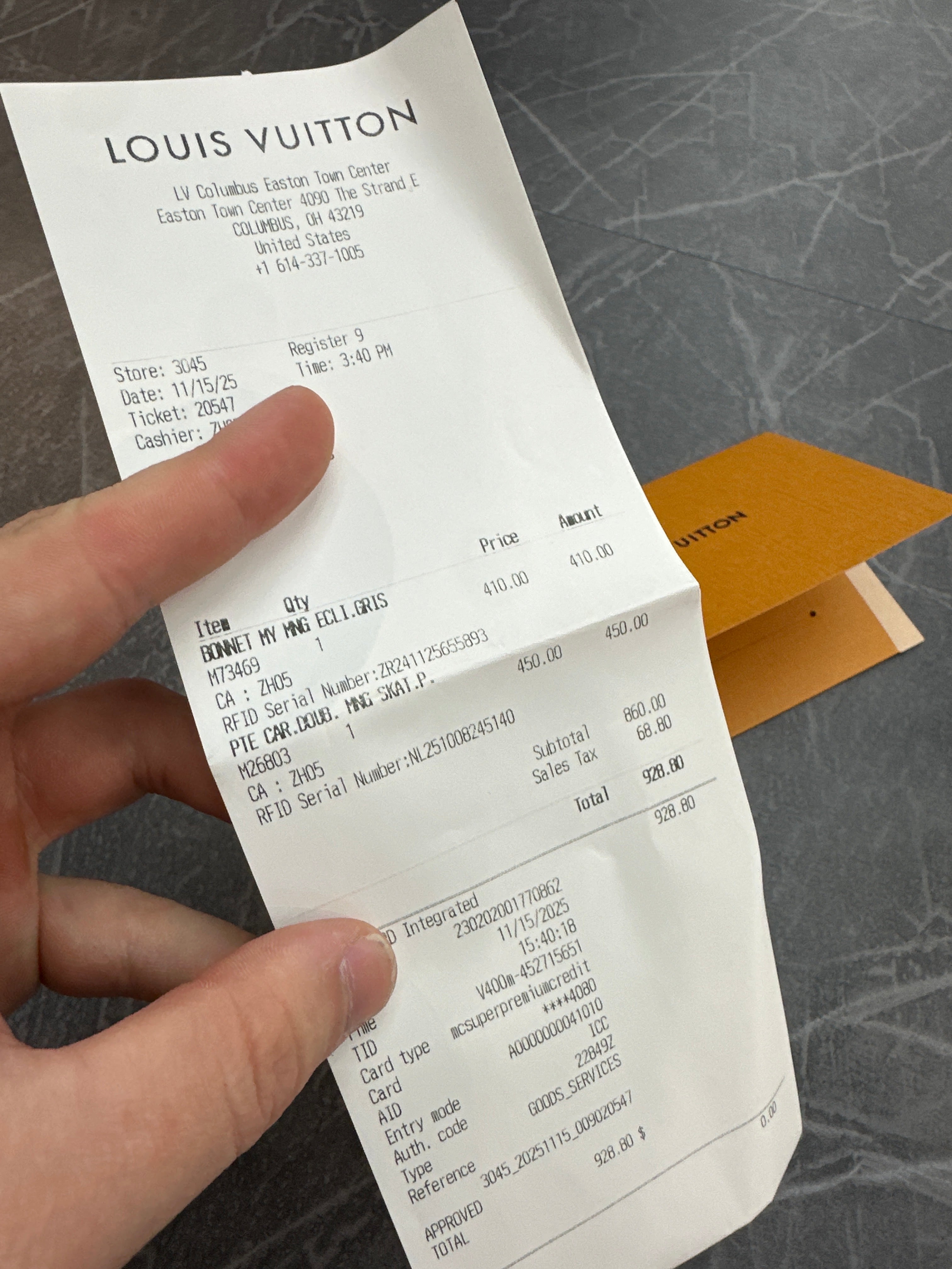 Louis Vuitton Monogram Logo Beanie Black