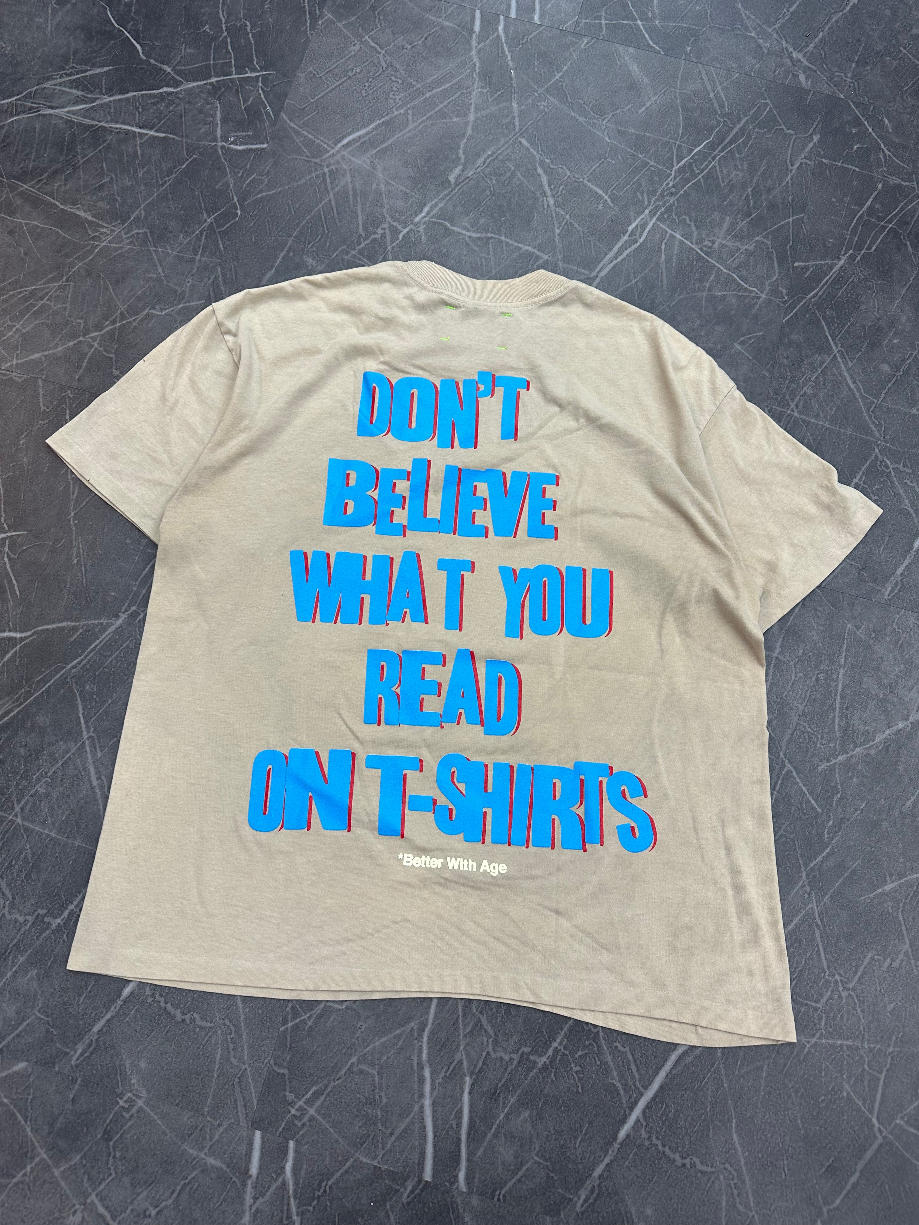 Better With Age Scream Tee Brown