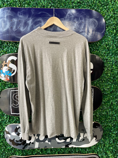 Essentials Long Sleeve Tee “Dark Oatmeal”